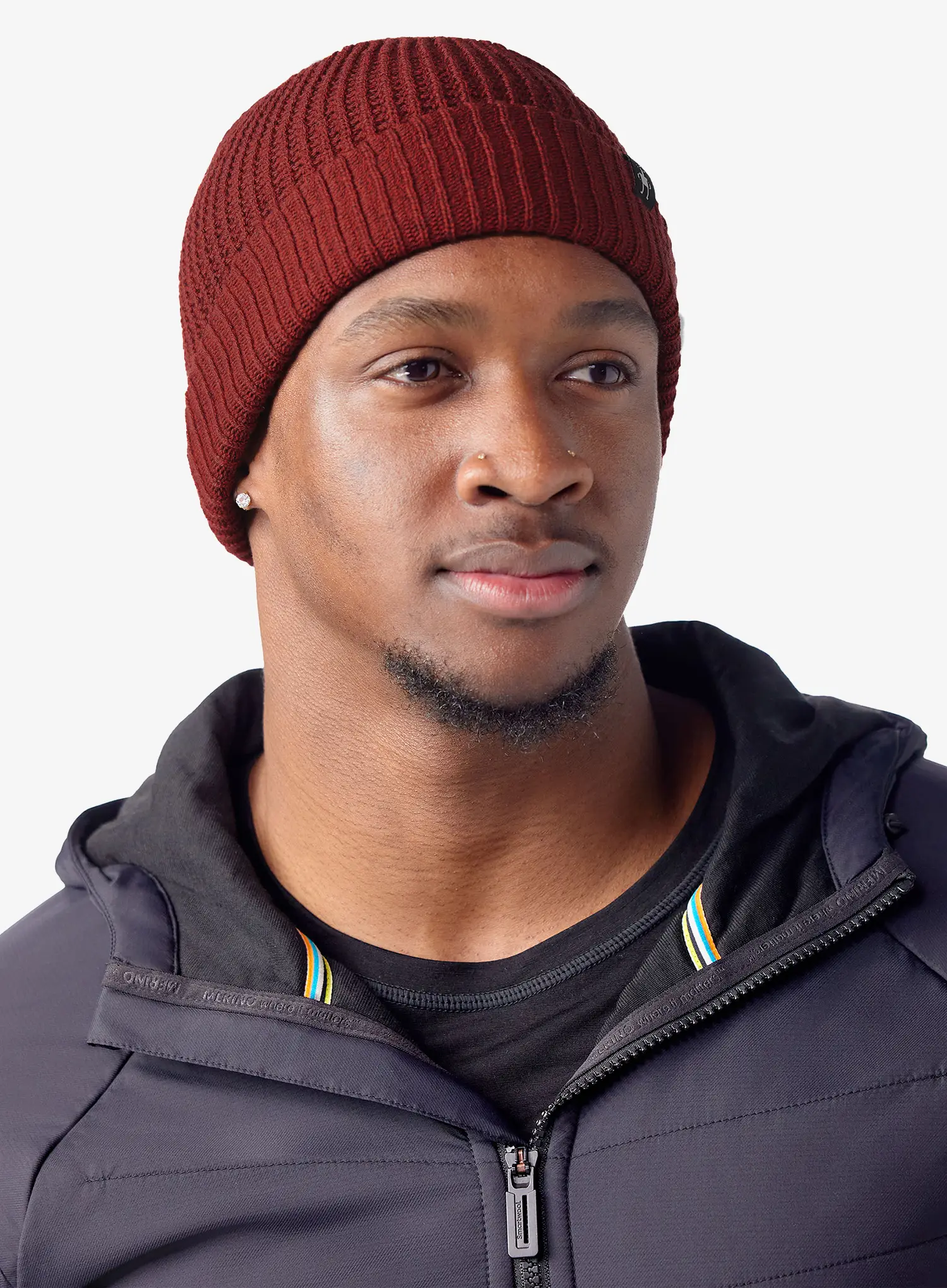 Шапка зимова Smartwool Creek Run Beanie - currant heather