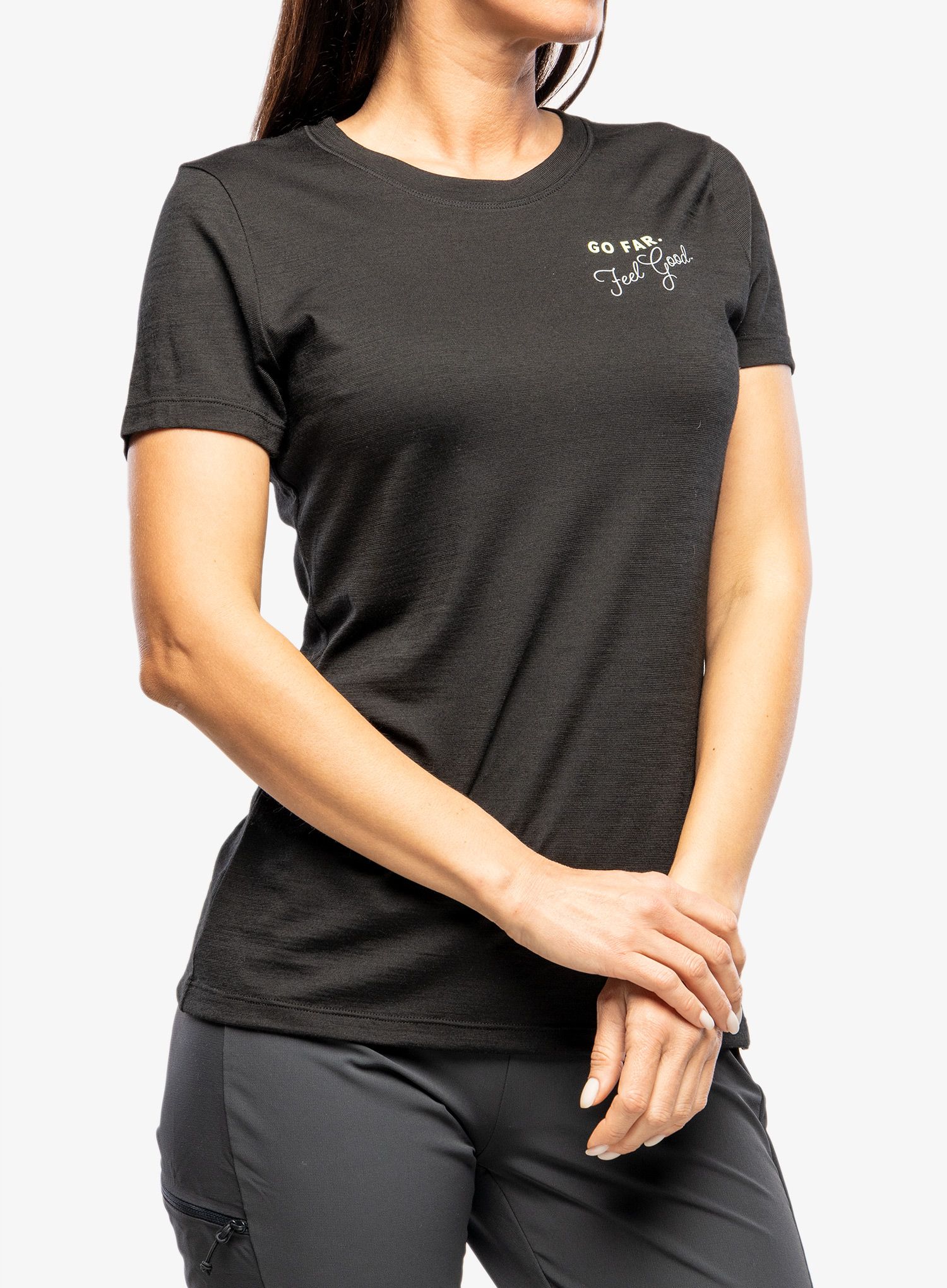 Футболка з мериноса жіноча Smartwool Denver Skyline Graphic Short Sleeve Tee - black