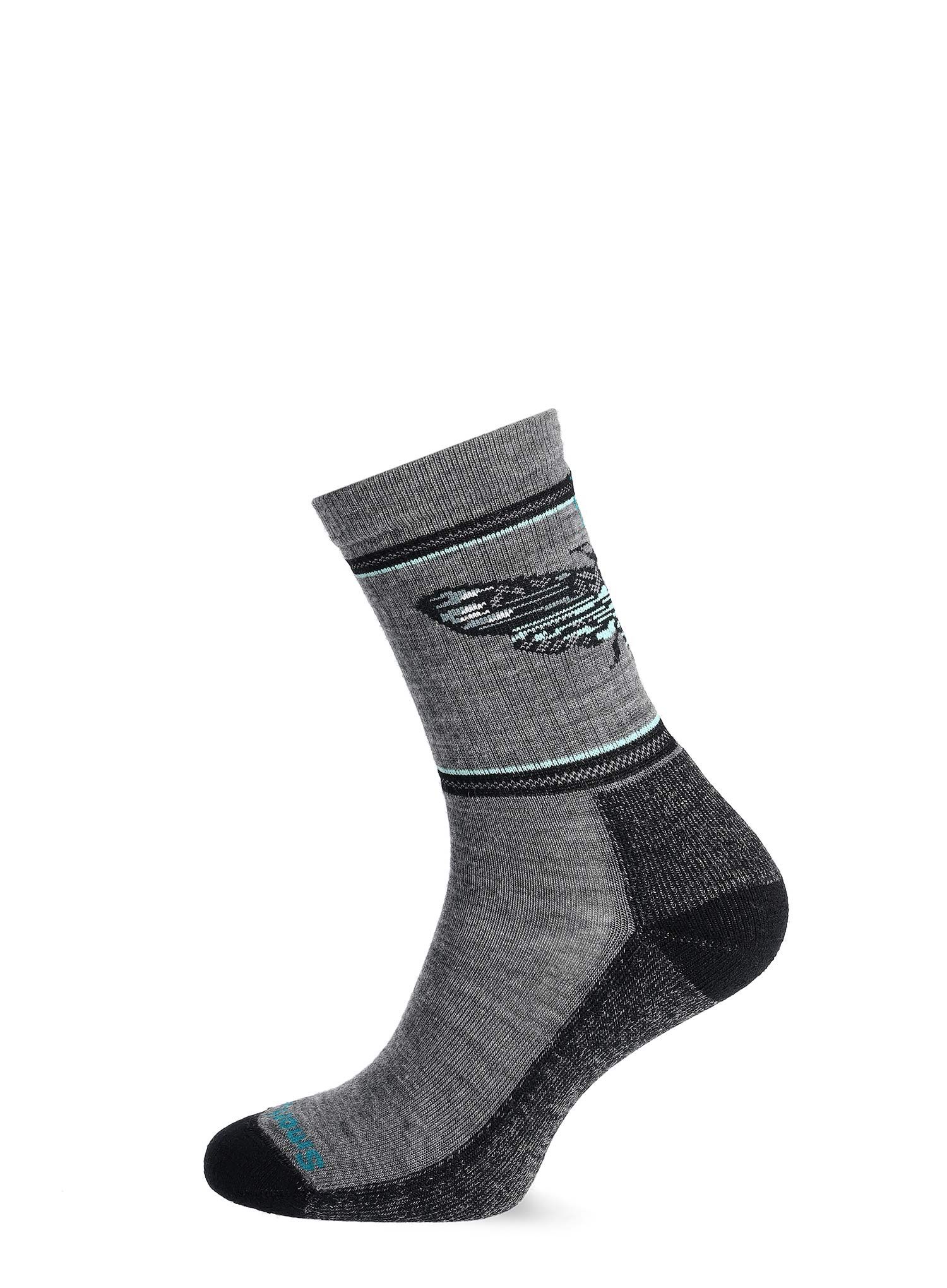Шкарпетки з мериноса Smartwool Everyday Forest Loot 2 Crew Socks - medium gray