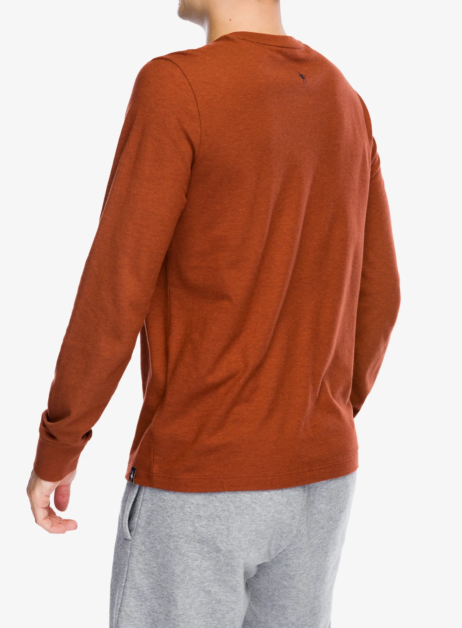 Кофта без каптура Smartwool Gondola Ride Graphic Long Sleeve Tee - pecan brown