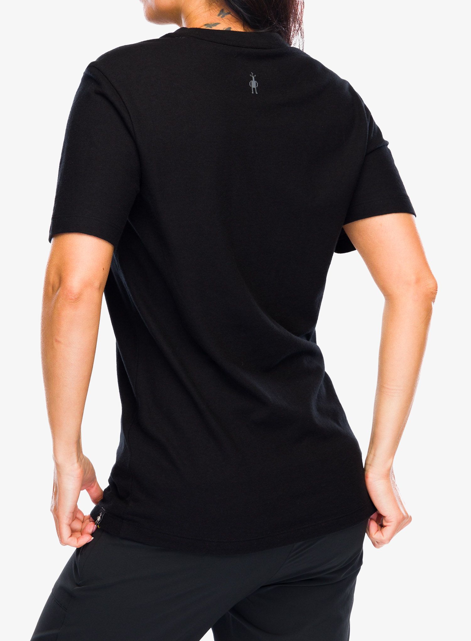 Футболка з мериноса Smartwool Gone Camping Graphic Short Sleeve Tee  - black