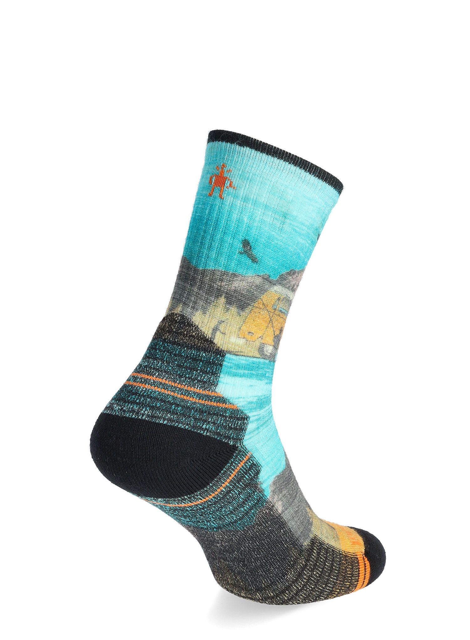 Шкарпетки туристичні Smartwool Hike Light Cushion Great Excursion Print Crew Socks - multi color