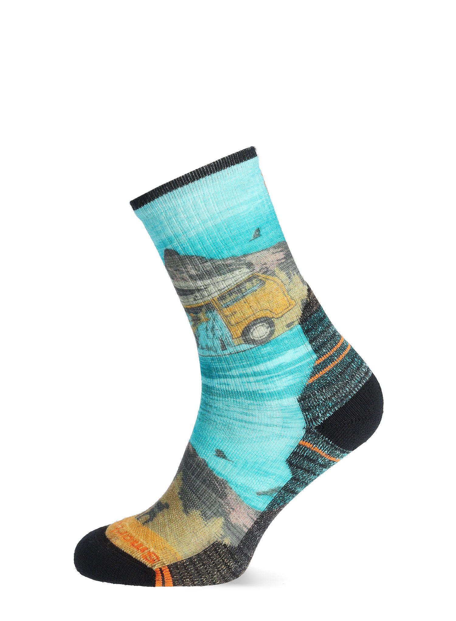 Шкарпетки туристичні Smartwool Hike Light Cushion Great Excursion Print Crew Socks - multi color