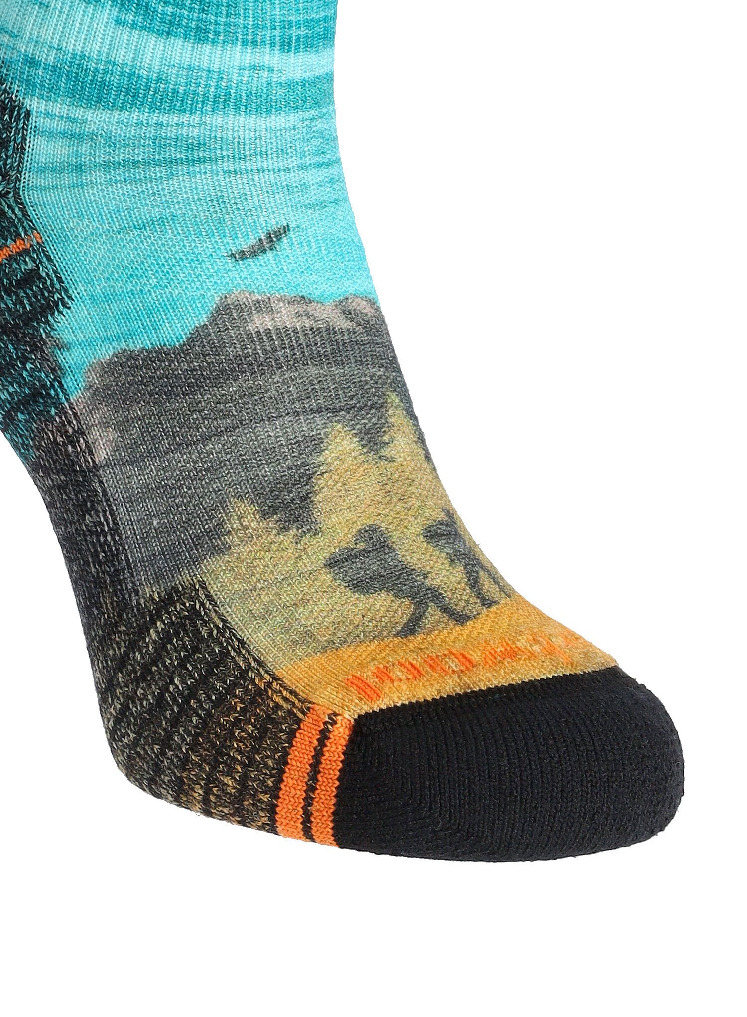Шкарпетки туристичні Smartwool Hike Light Cushion Great Excursion Print Crew Socks - multi color