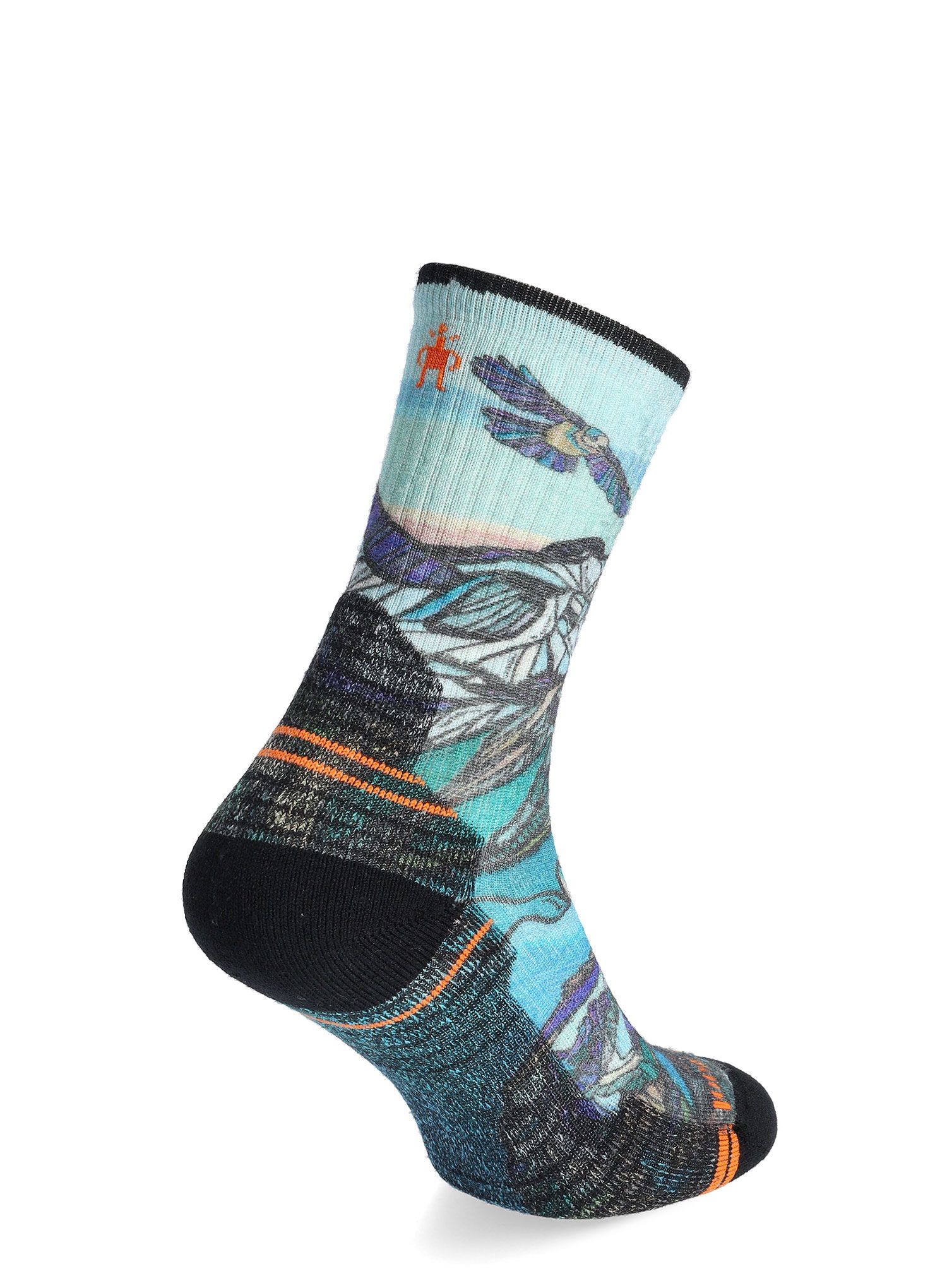 Шкарпетки з мериноса жіночі Smartwool Hike Light Cushion Icy Range Crew Socks - multi color