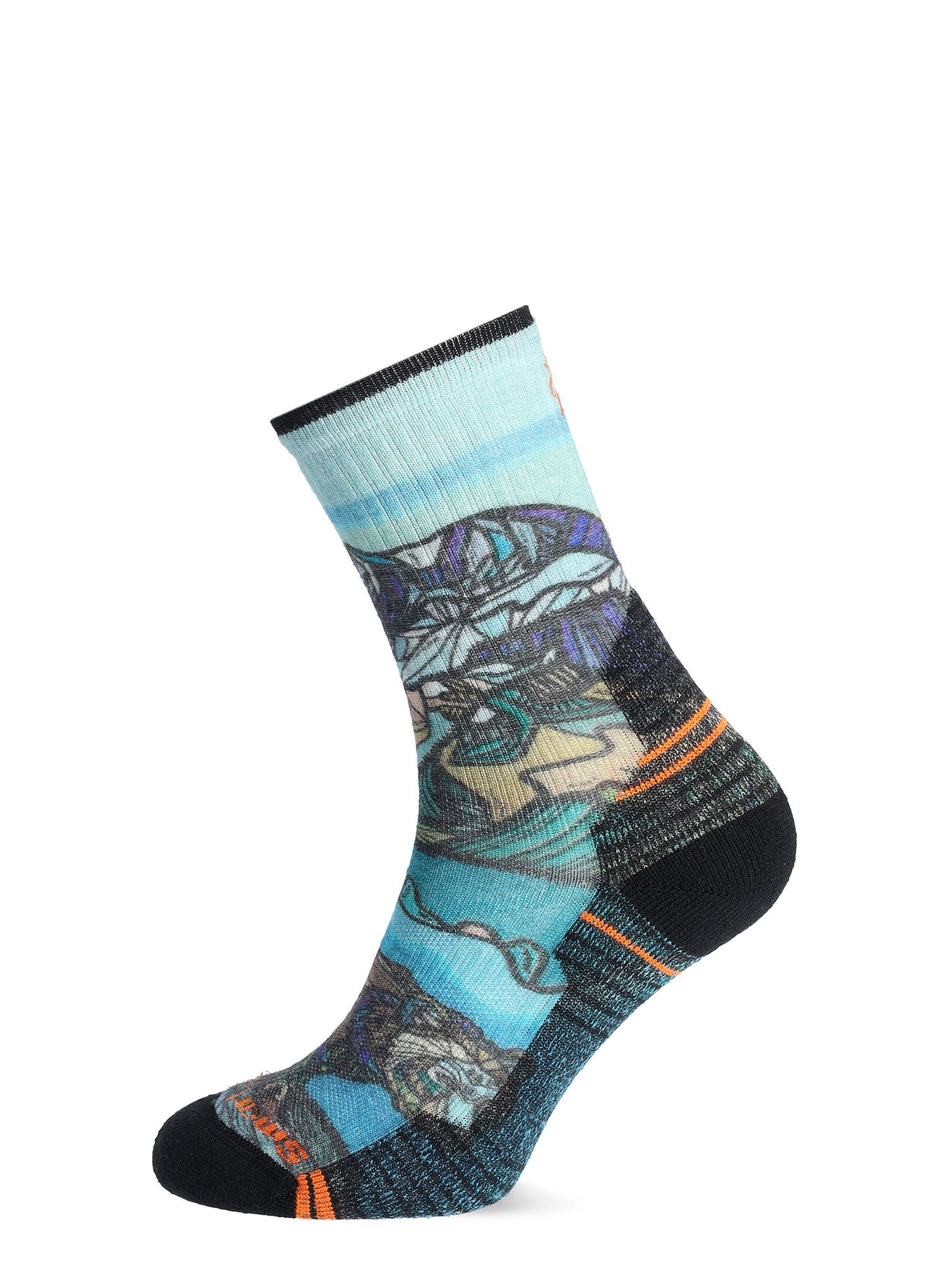 Шкарпетки з мериноса жіночі Smartwool Hike Light Cushion Icy Range Crew Socks - multi color