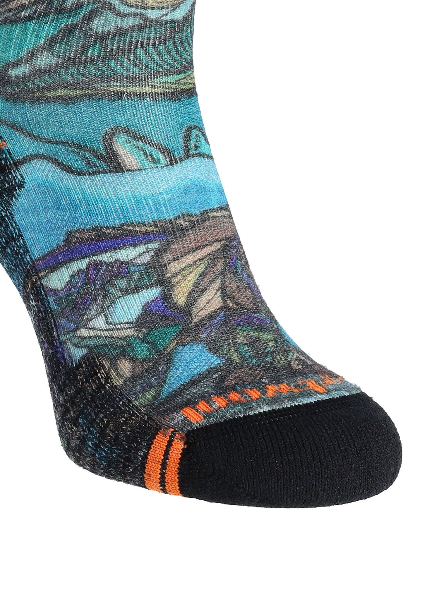 Шкарпетки з мериноса жіночі Smartwool Hike Light Cushion Icy Range Crew Socks - multi color