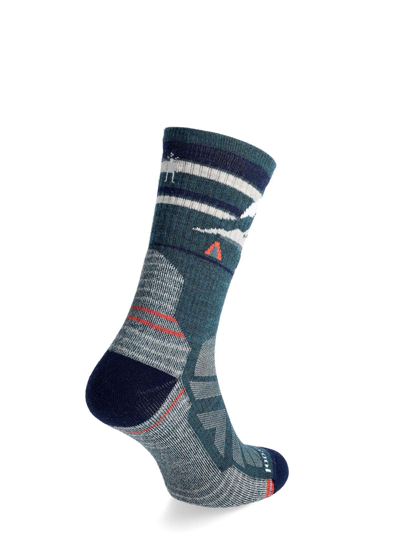 Шкарпетки з мериноса жіночі Smartwool  Hike Light Cushion New Pattern Crew Socks - twilight blue