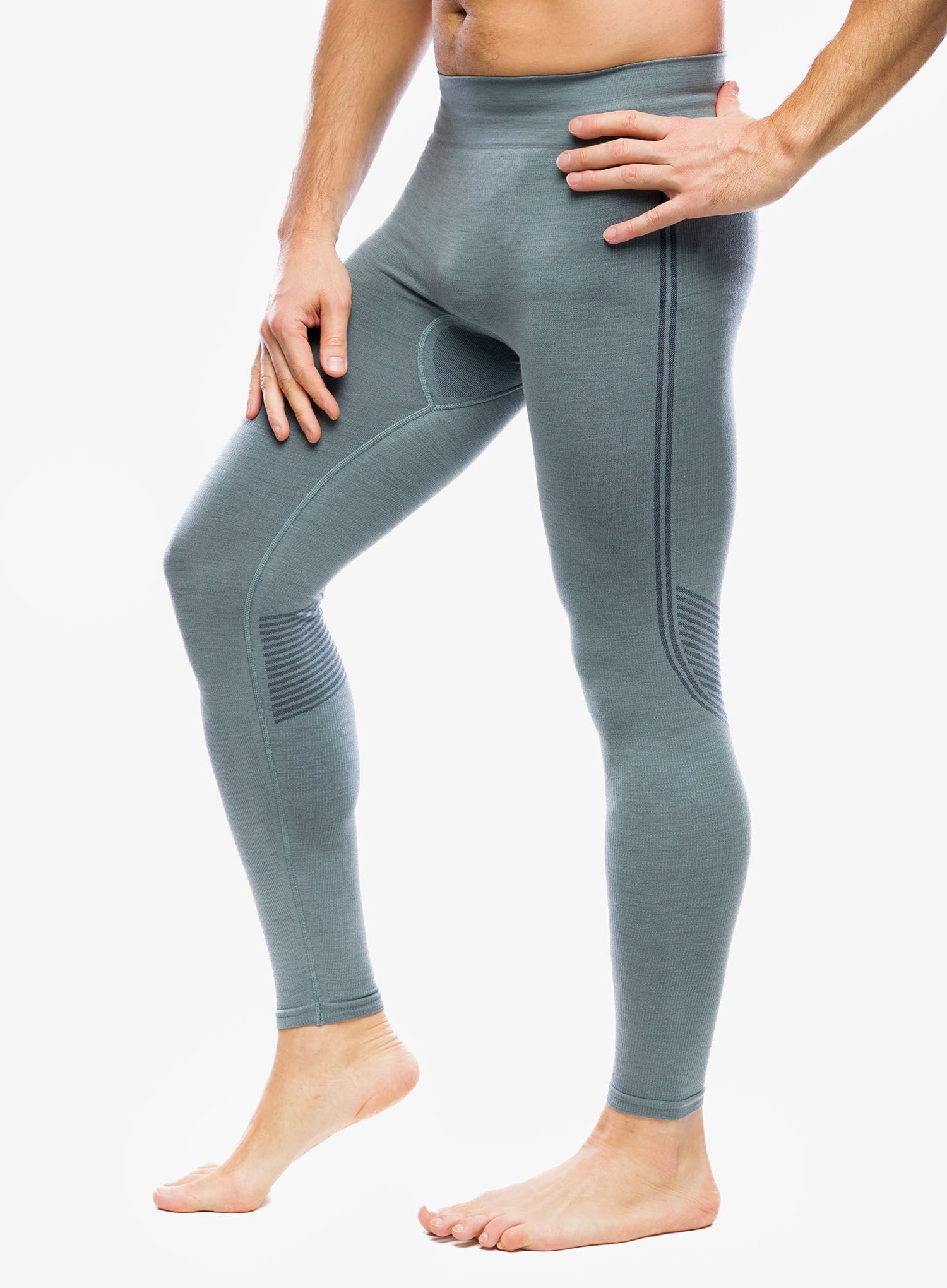 Термолегінси Smartwool Intraknit Active Base Layer Bottom - lead