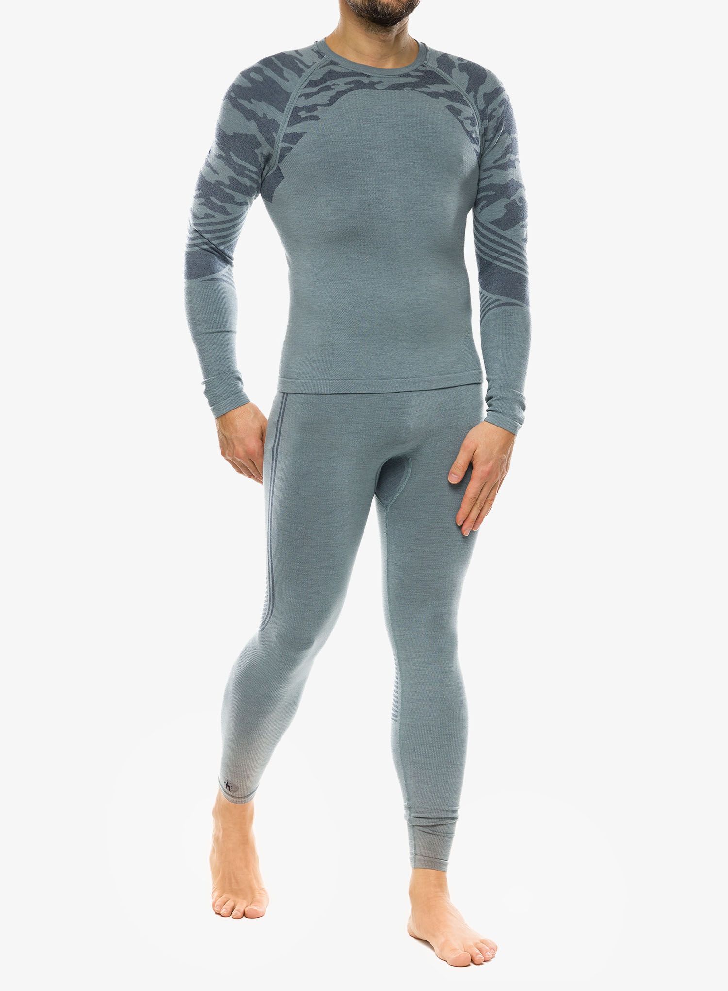 Термолегінси Smartwool Intraknit Active Base Layer Bottom - lead