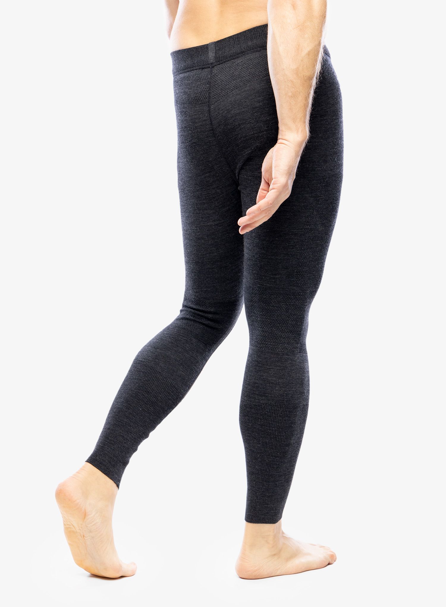 Термолегінси Smartwool Intraknit Thermal Merino Base Layer Bottom - charcoal heather/black