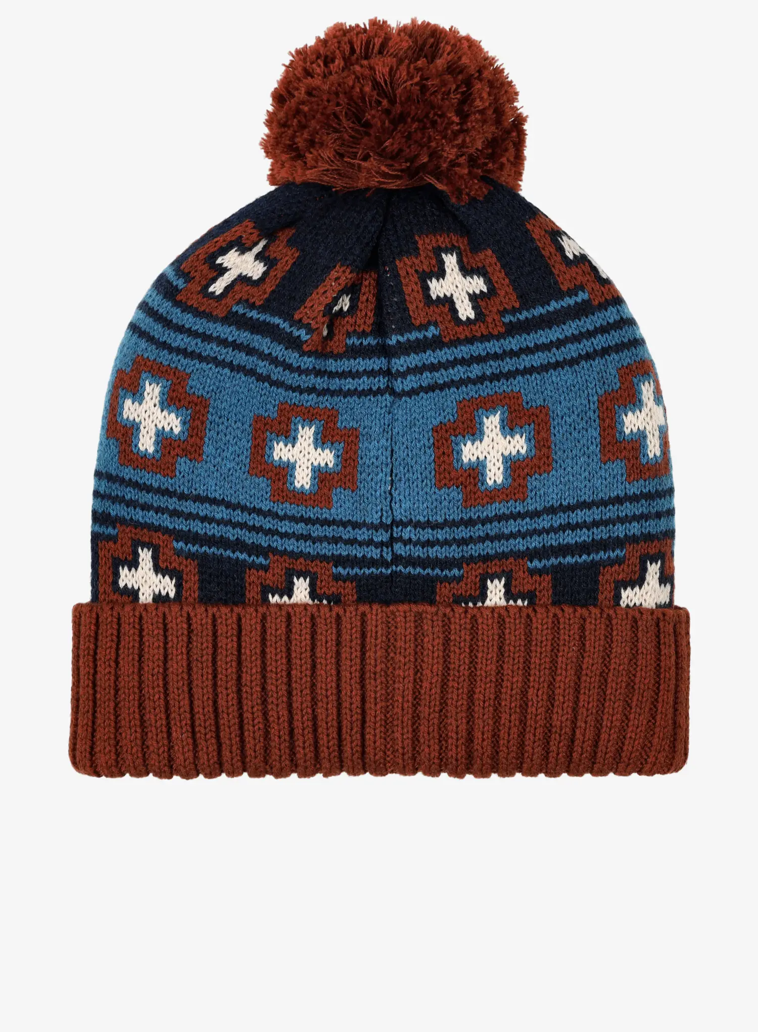 Шапка зимова Smartwool Fleece Lined Paths Beanie - deep navy paths crossed