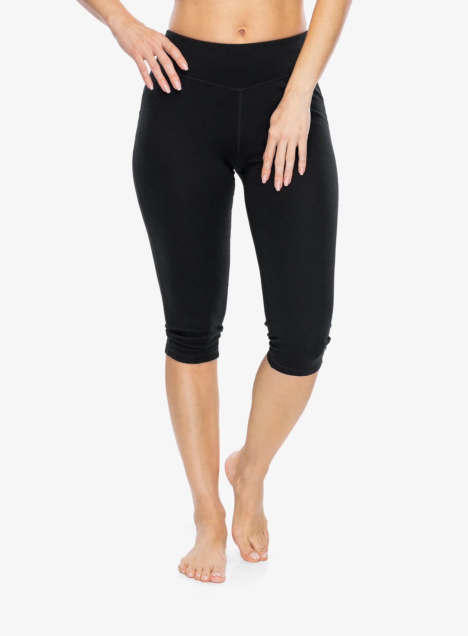 Термолосини жіночі Smartwool Merino 250 Baselayer 3/4 Bottom - black