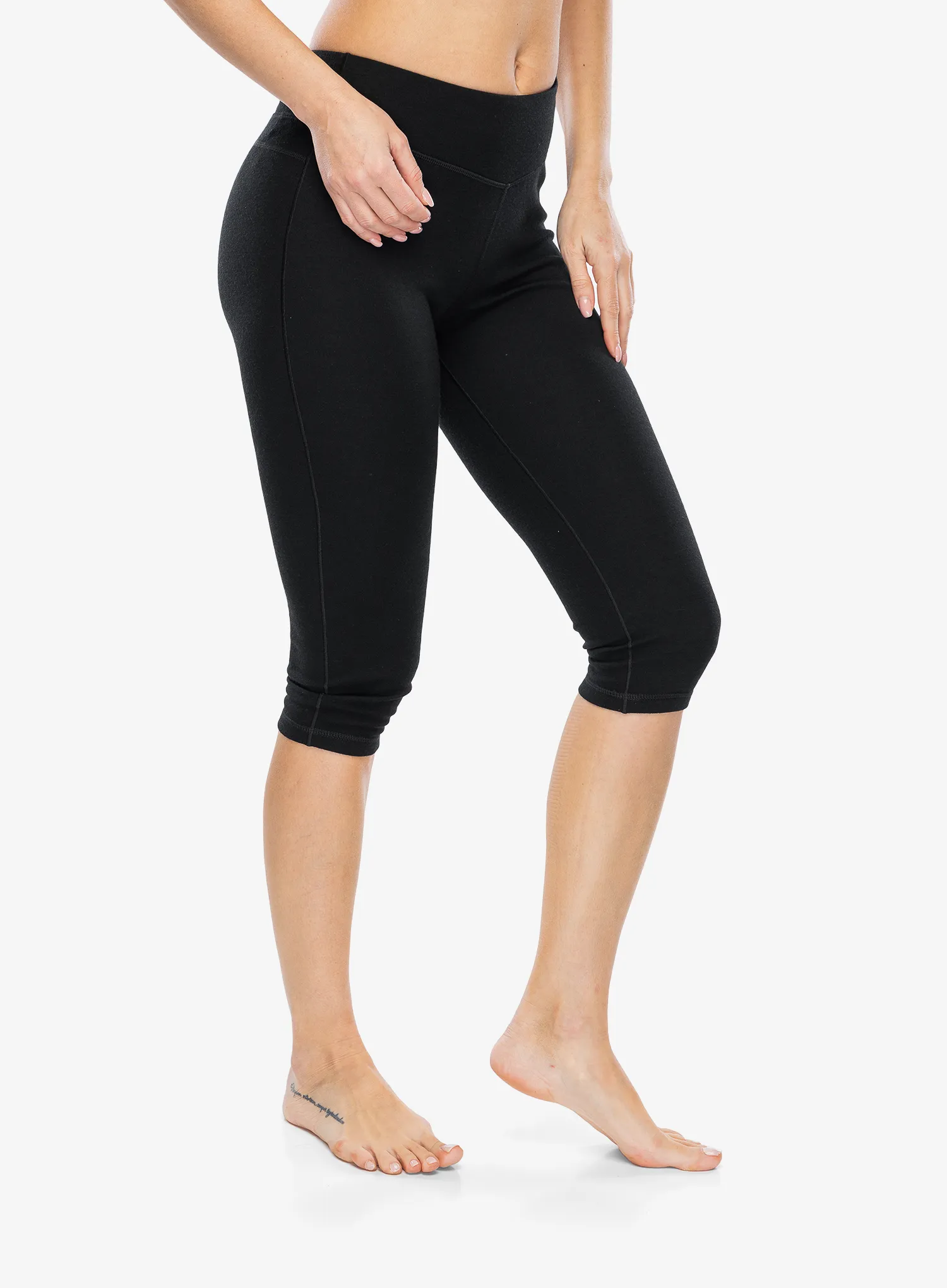 Термолосини жіночі Smartwool Merino 250 Baselayer 3/4 Bottom - black