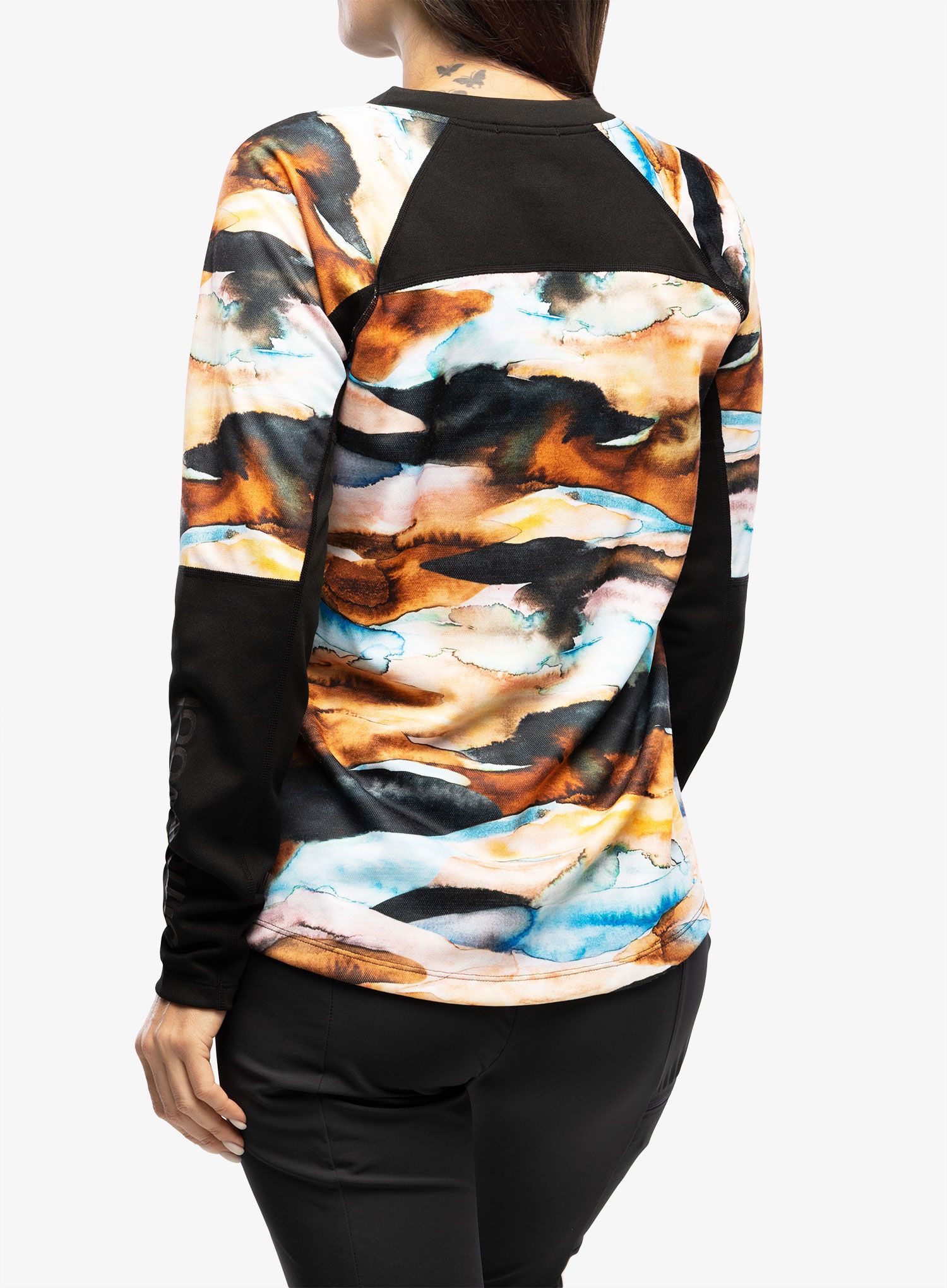 Жіноча велокофта Smartwool Mountain Bike LS Jersey - black