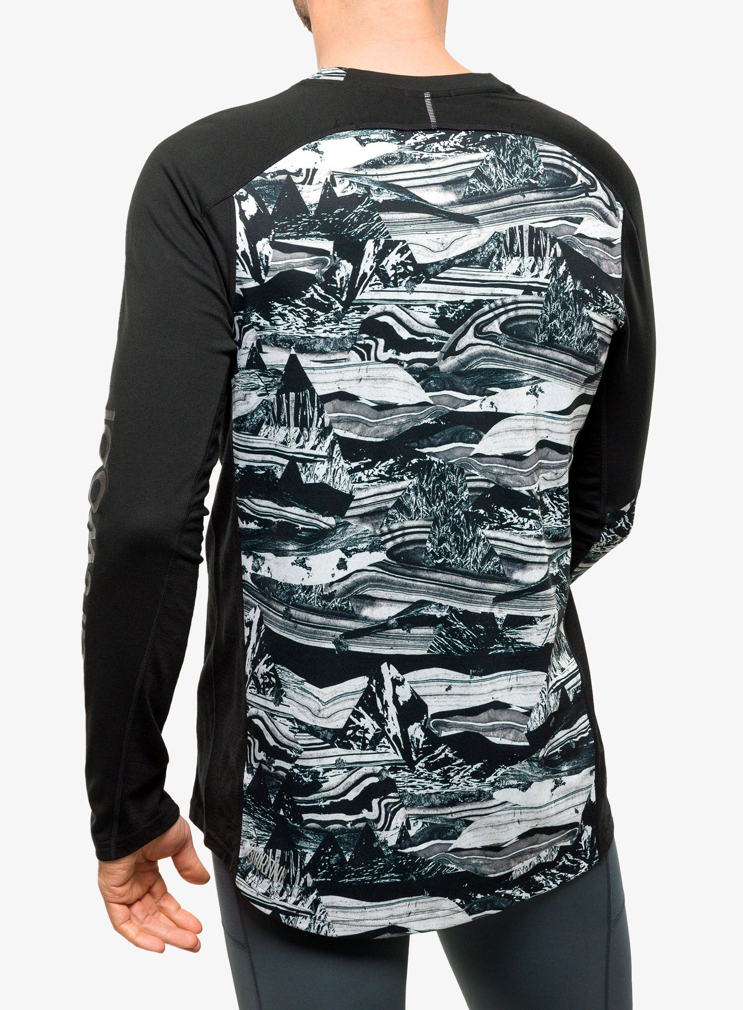 Велокофта Smartwool Mountain Bike LS Jersey - black marble giants