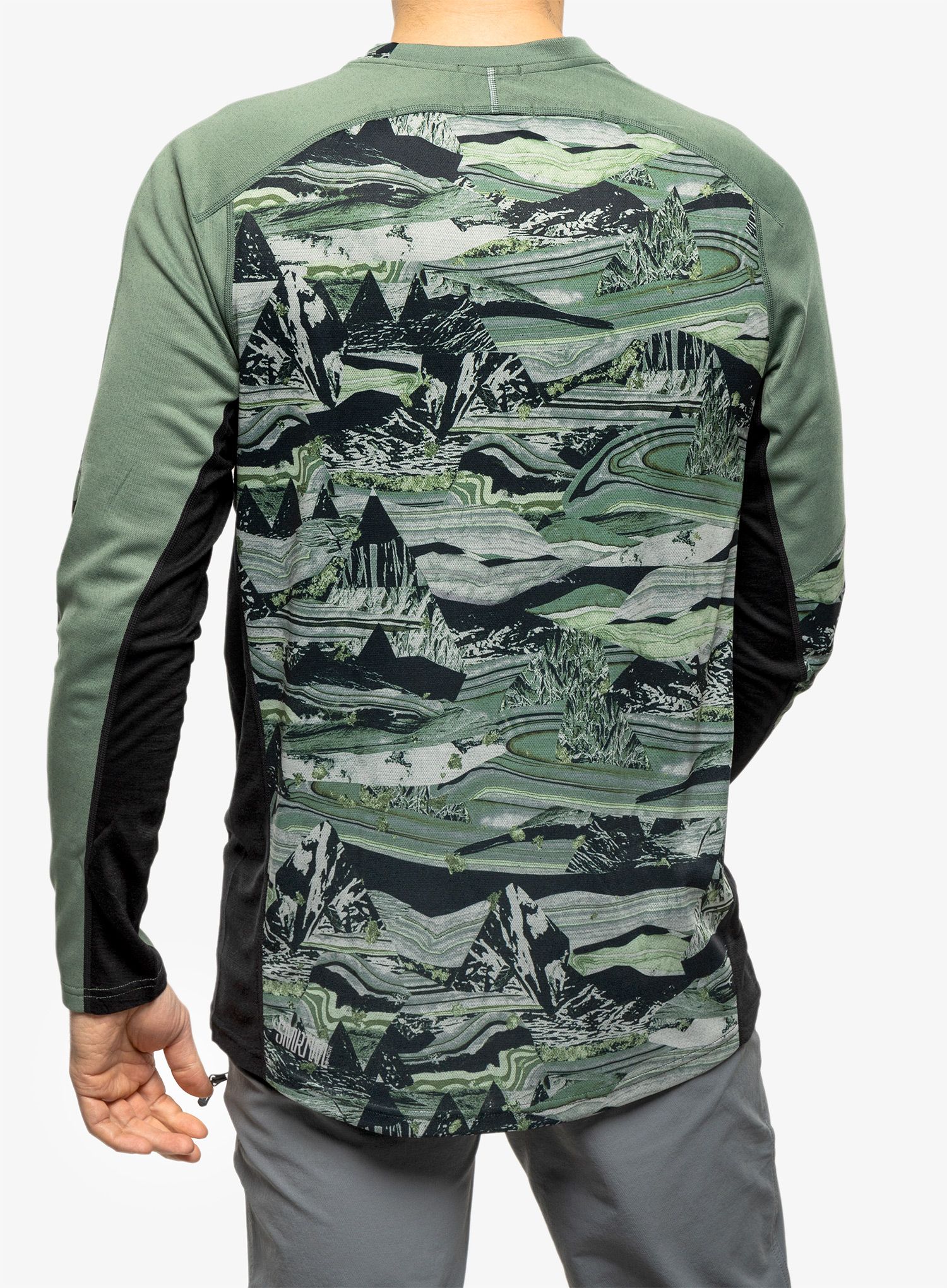 Кофта мтб Smartwool Mountain Bike LS Jersey - sage marble giants
