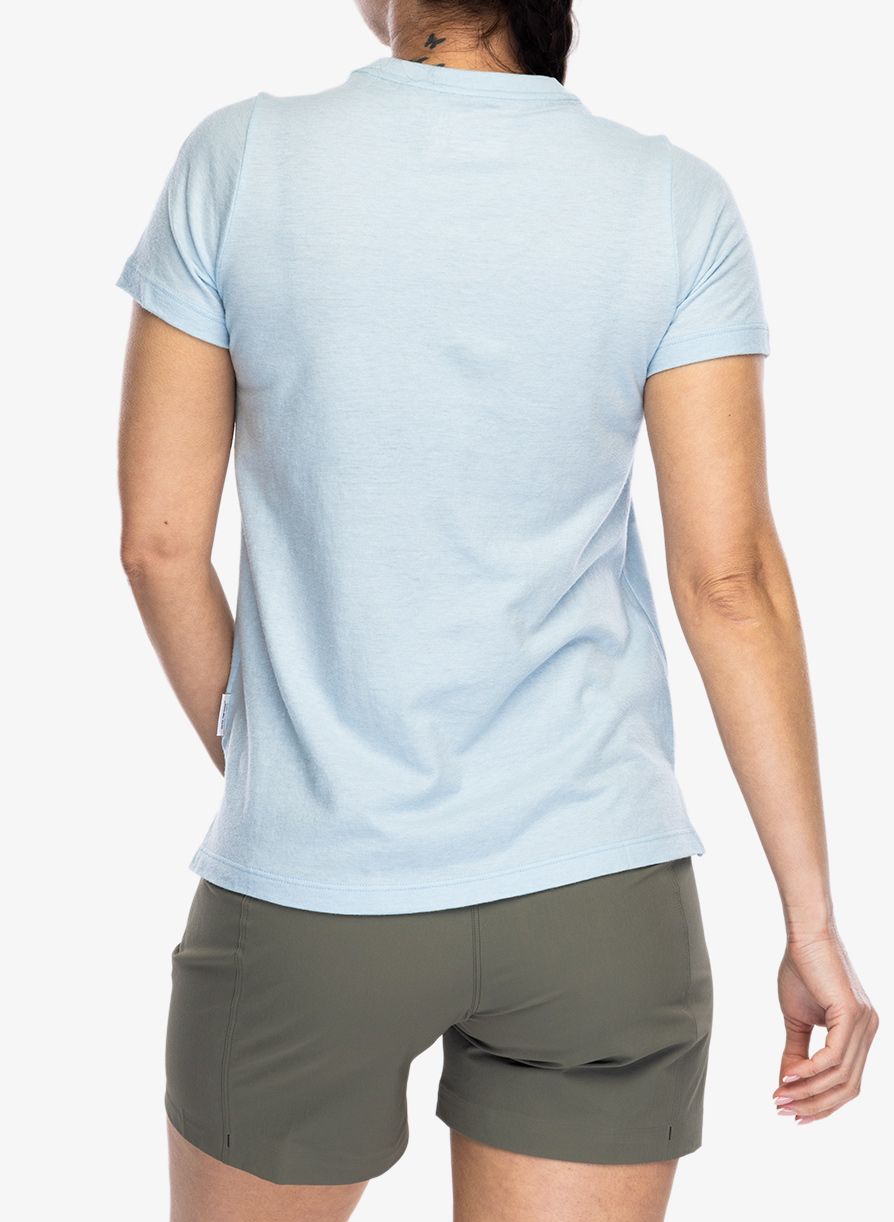 Футболка жіноча Smartwool Perfect Crew Tee - winter sky heather
