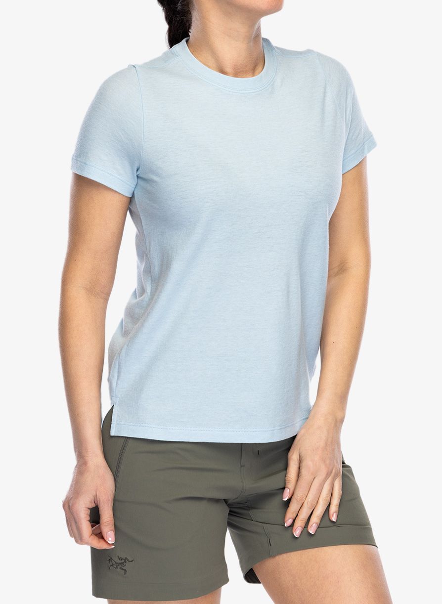 Футболка жіноча Smartwool Perfect Crew Tee - winter sky heather