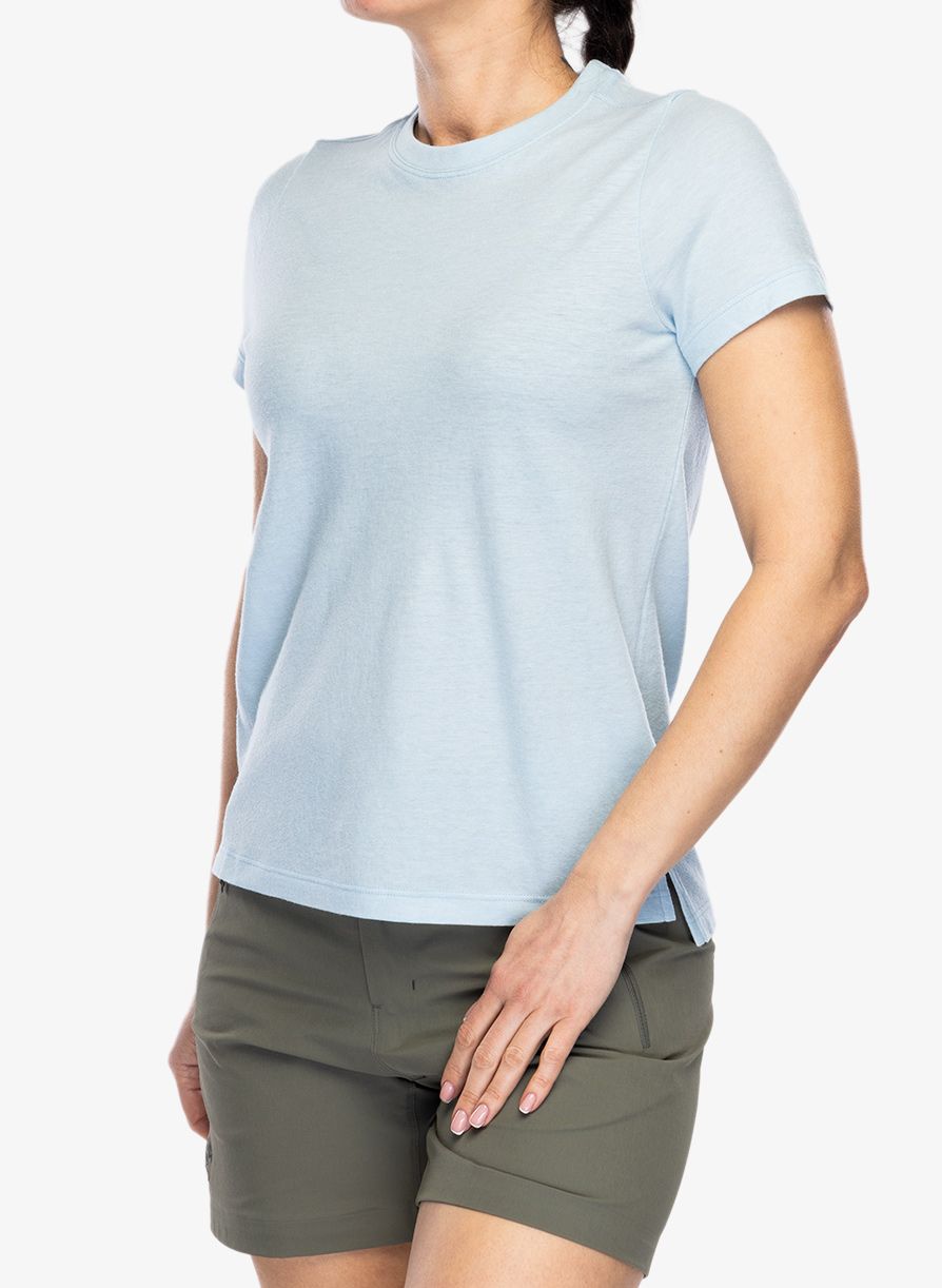Футболка жіноча Smartwool Perfect Crew Tee - winter sky heather