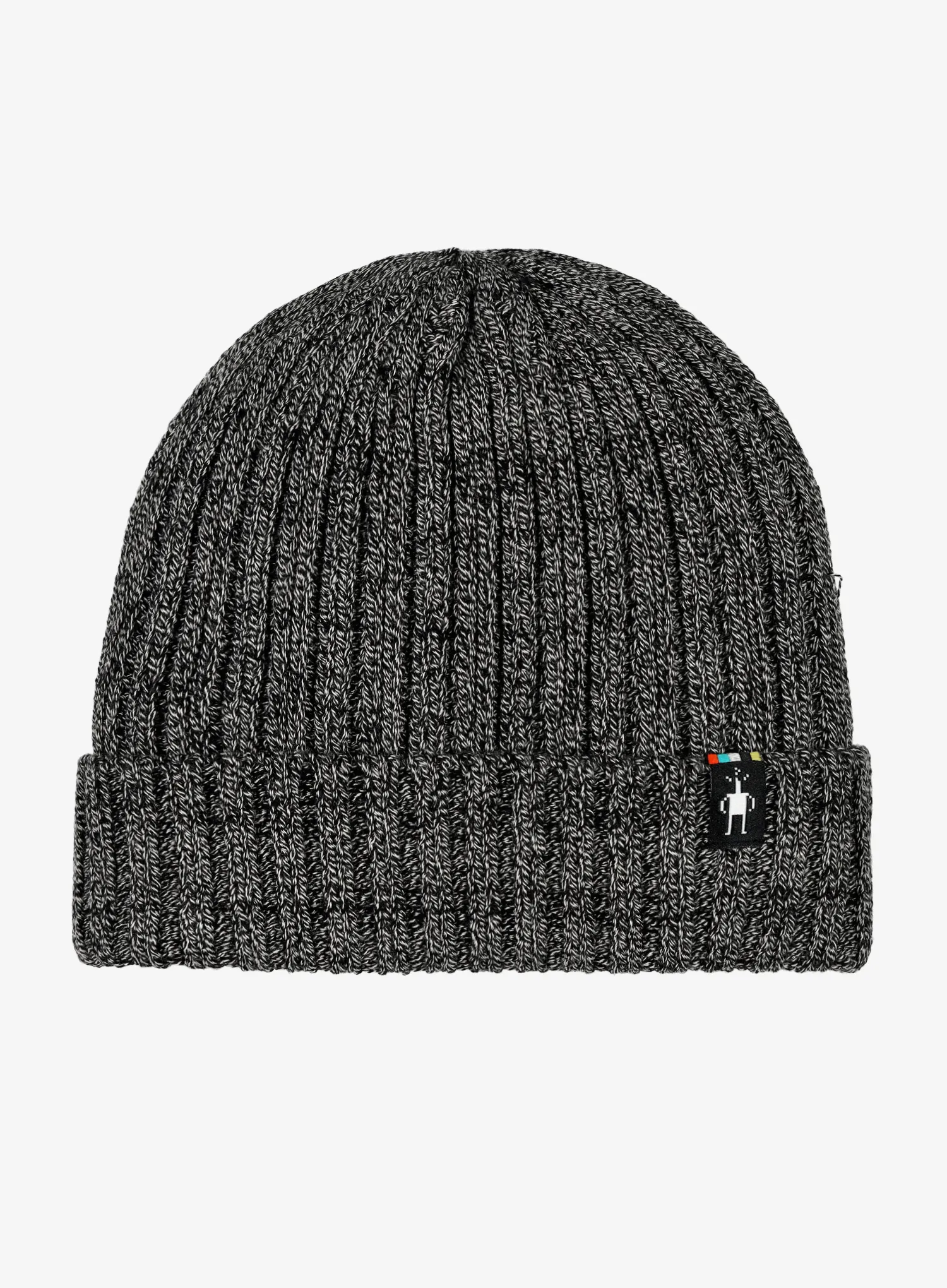 Шапка зимова Smartwool Rib Hat - black natural marl