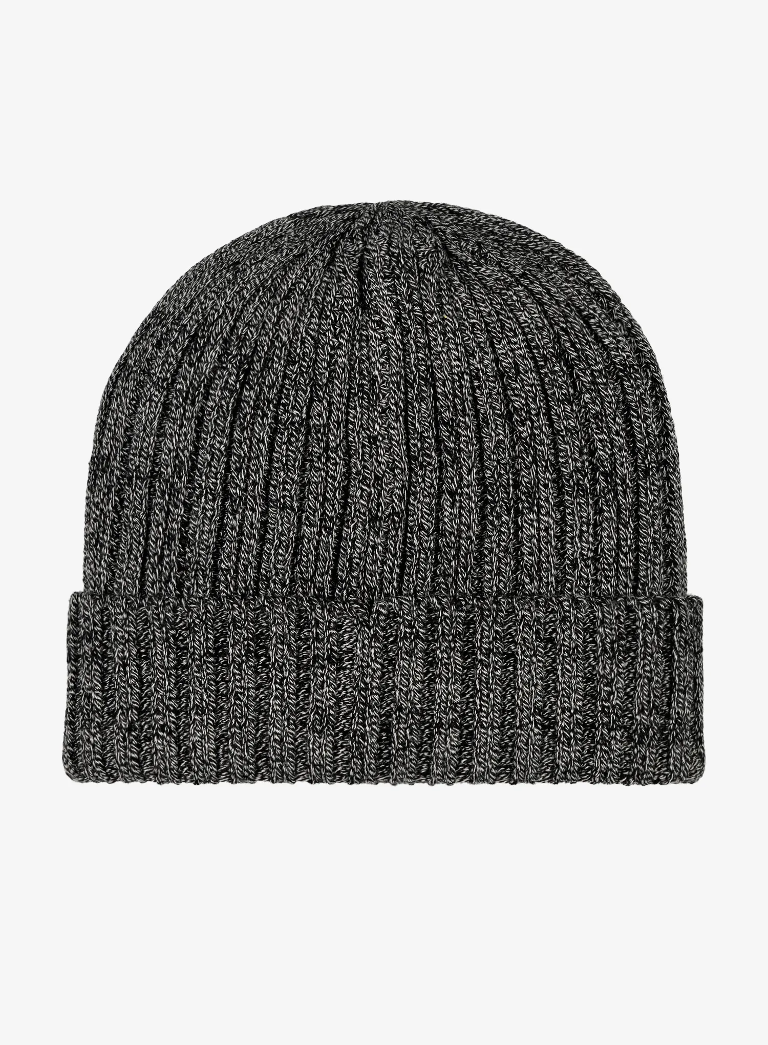Шапка зимова Smartwool Rib Hat - black natural marl