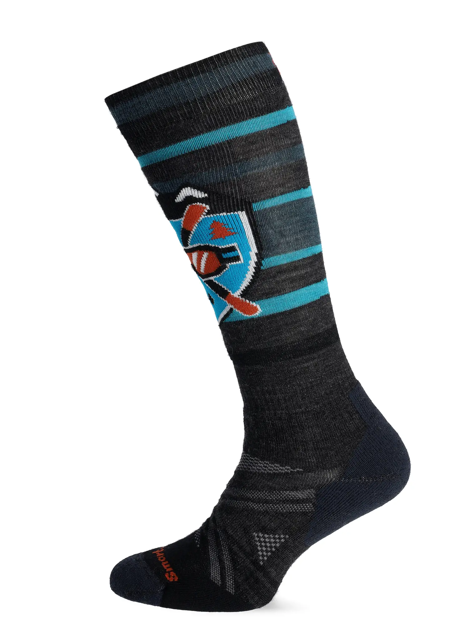 Шкарпетки лижні Smartwool Ski FC Alpine Edge Socks - charcoal