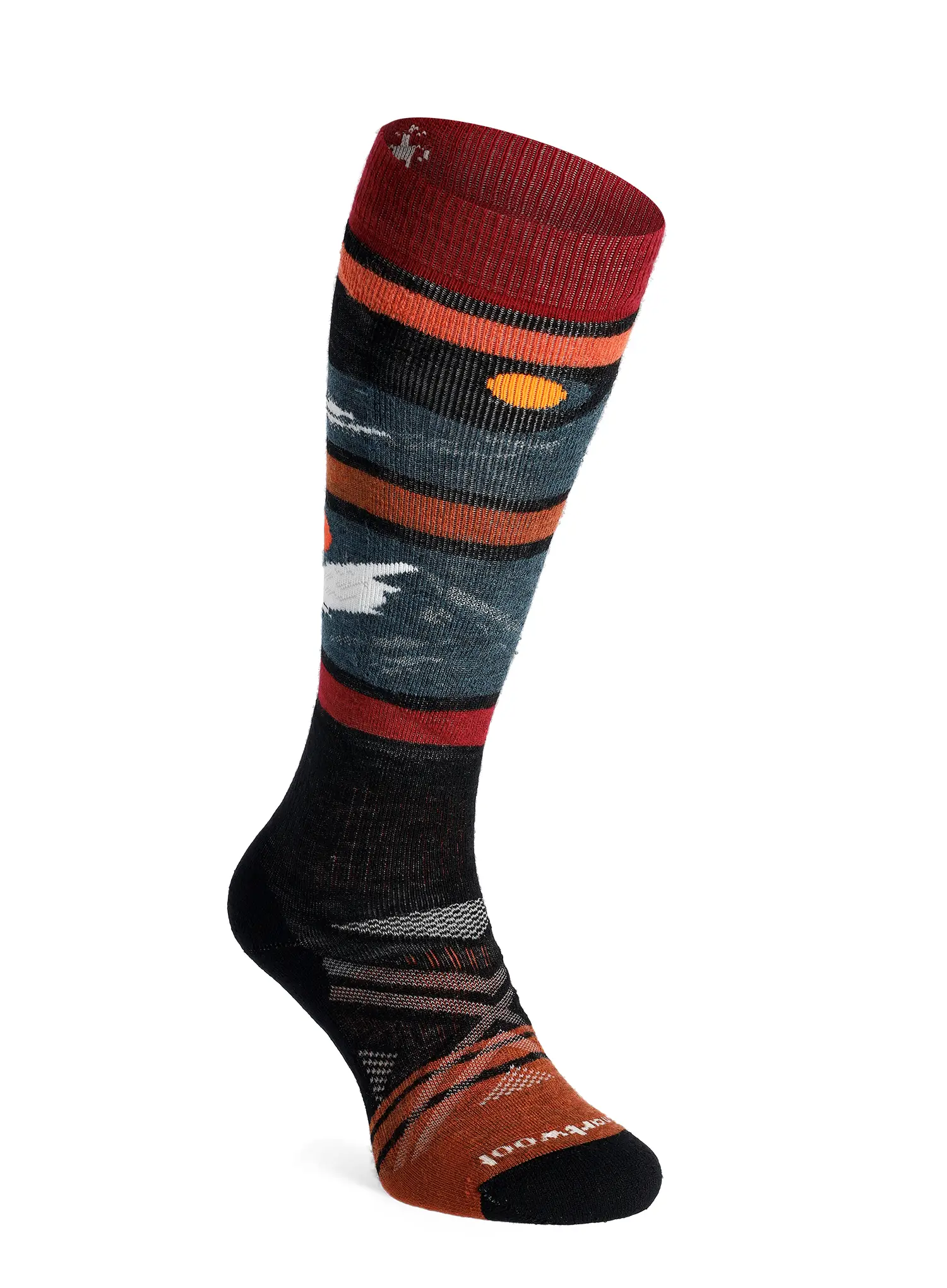 Шкарпетки лижні Smartwool Ski Full Cushion Midnight Ski Pattern OTC Socks - black