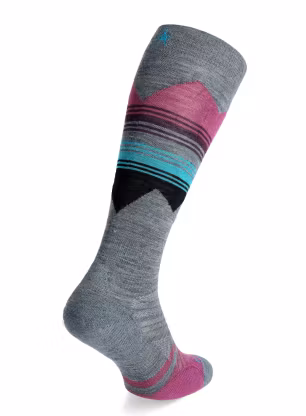 Шкарпетки жіночі Smartwool Ski TC Pattern OTC Socks - pewter blue