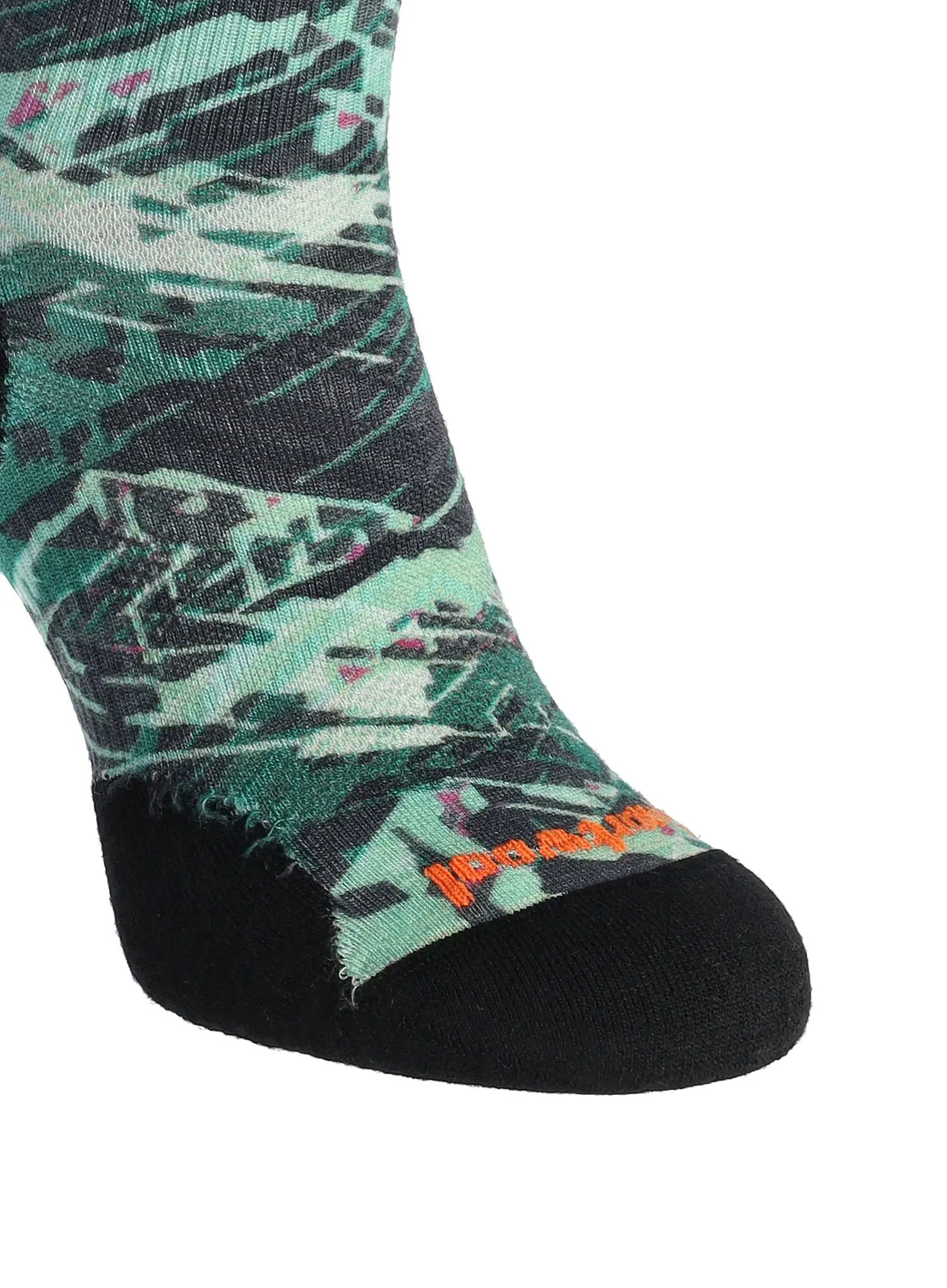 Шкарпетки лижні Smartwool Ski Targeted Cushion Green Slopes Print OTC  Socks - black