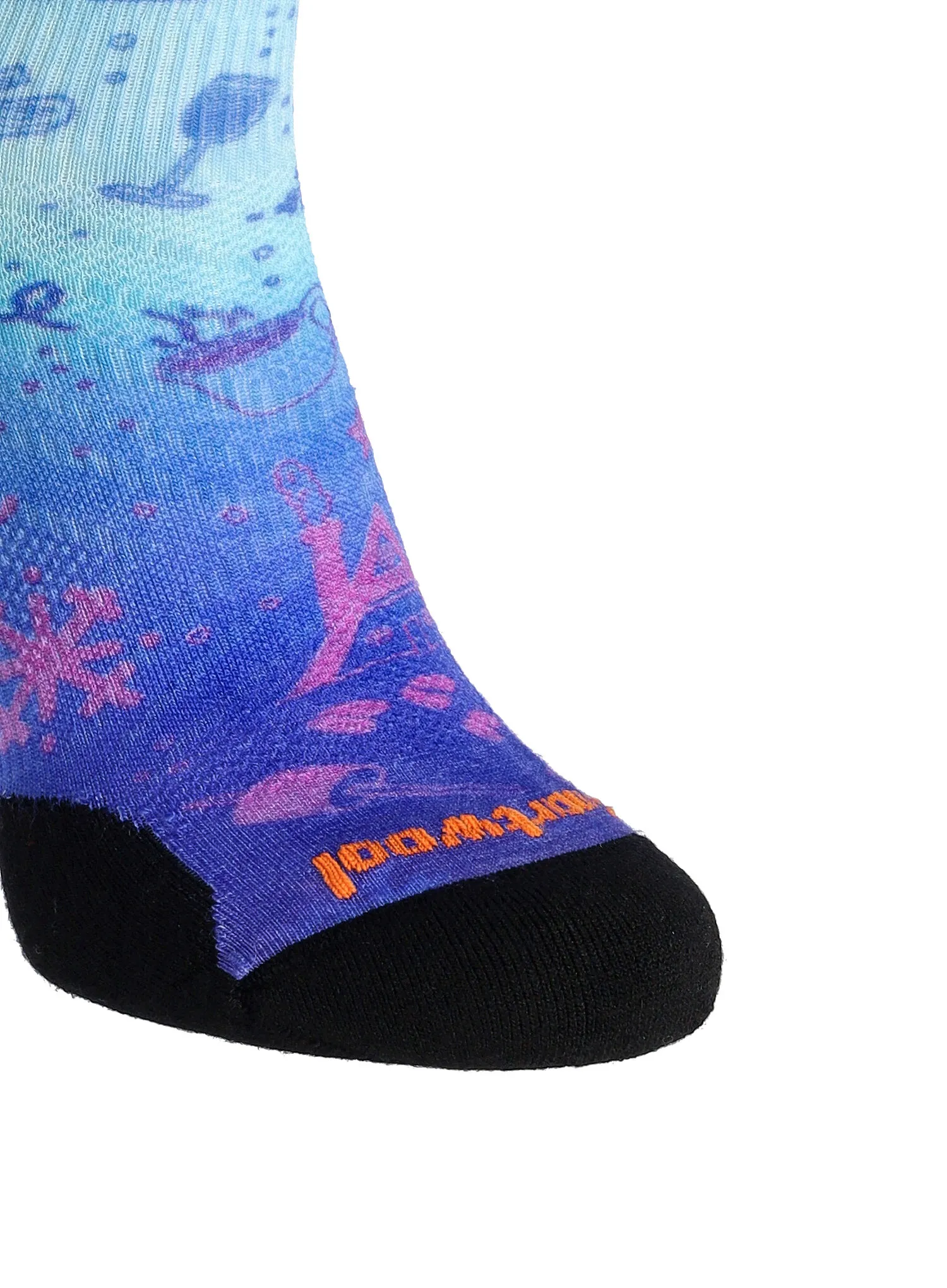 Шкарпетки лижні Smartwool Ski Targeted Cushion Nature Doodles Print OTC Socks - capri