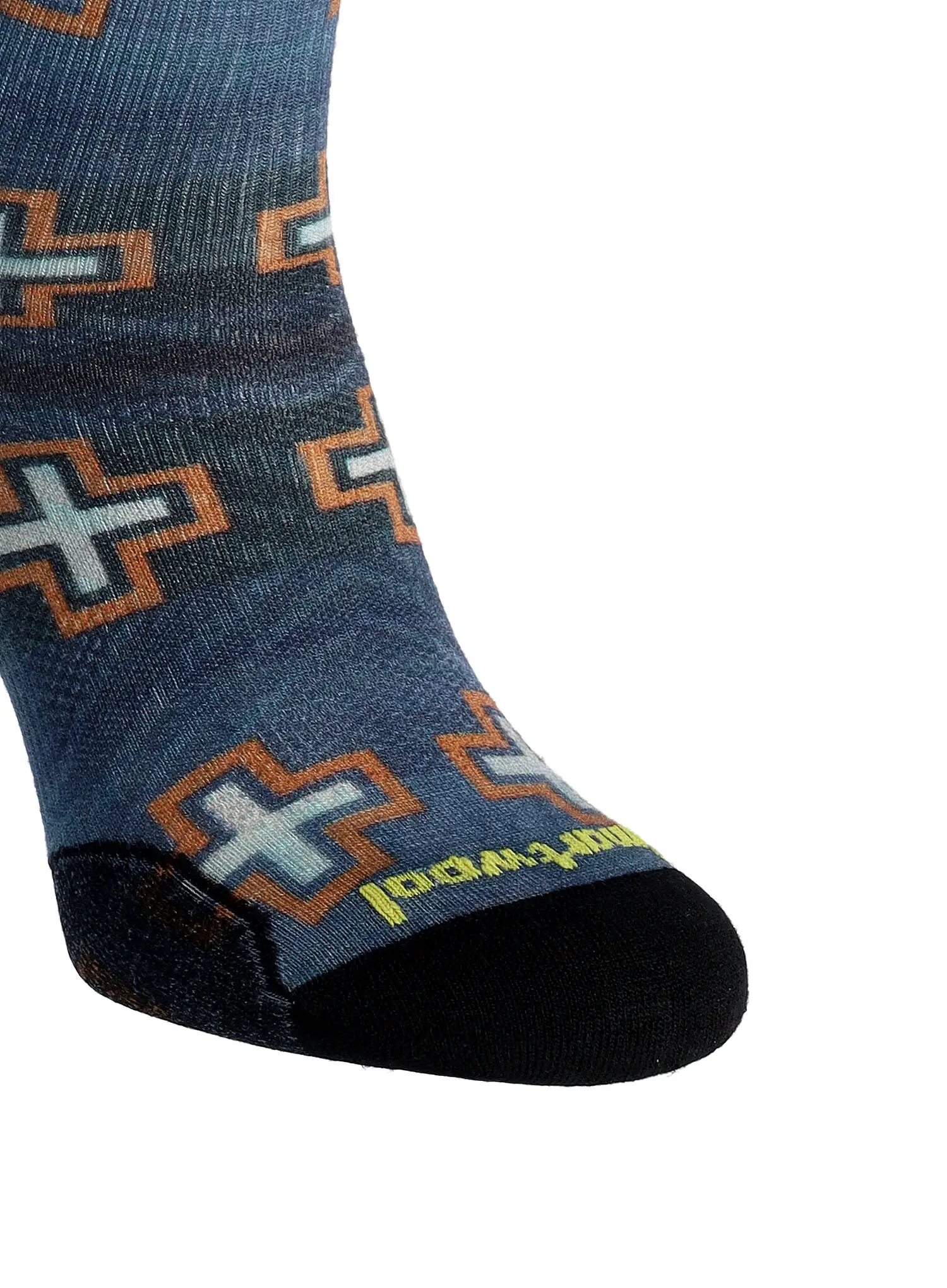 Шкарпетки лижні Smartwool Ski Zero Cushion Paths Crossed Print OTC Socks - deep navy
