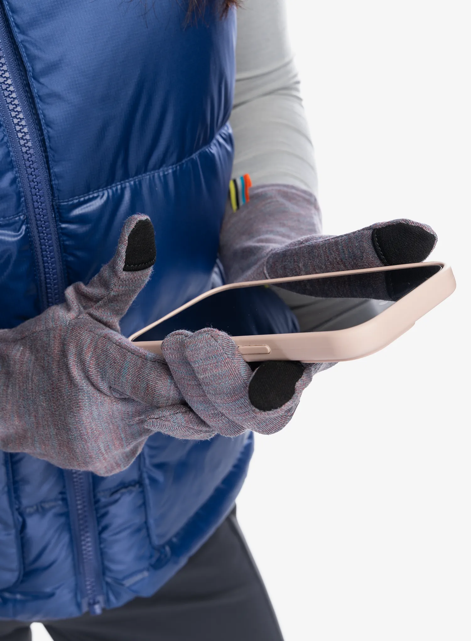 Рукавички вовняні Smartwool Thermal Merino Glove - chalk violet heather