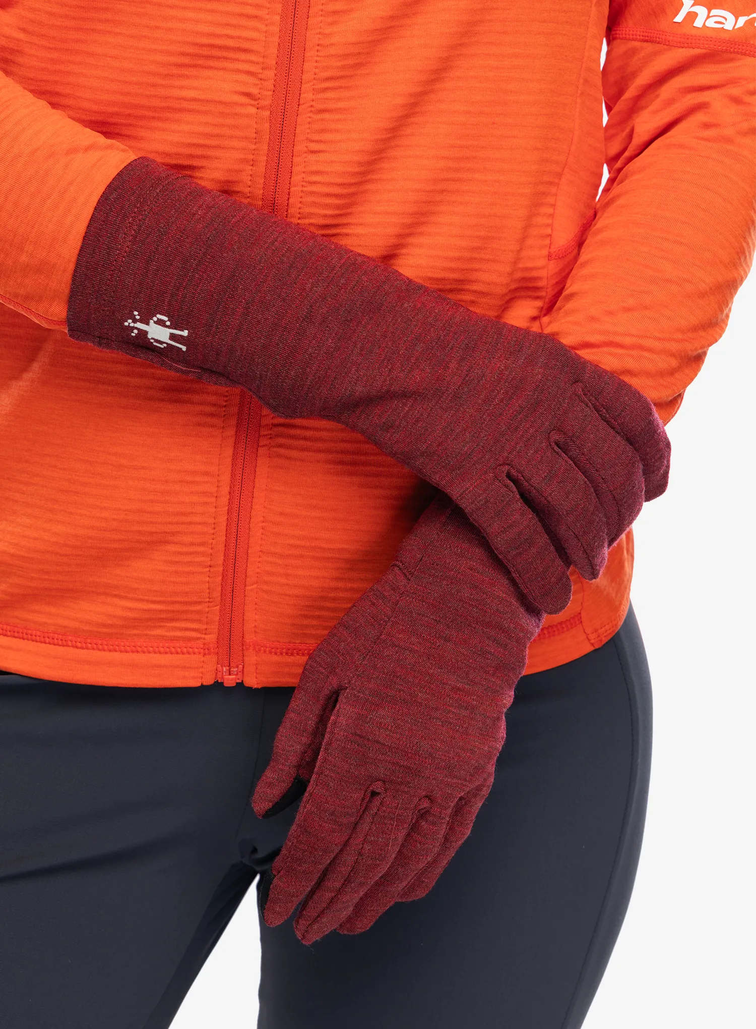 Рукавички вовняні Smartwool Thermal Merino Glove - currant heather