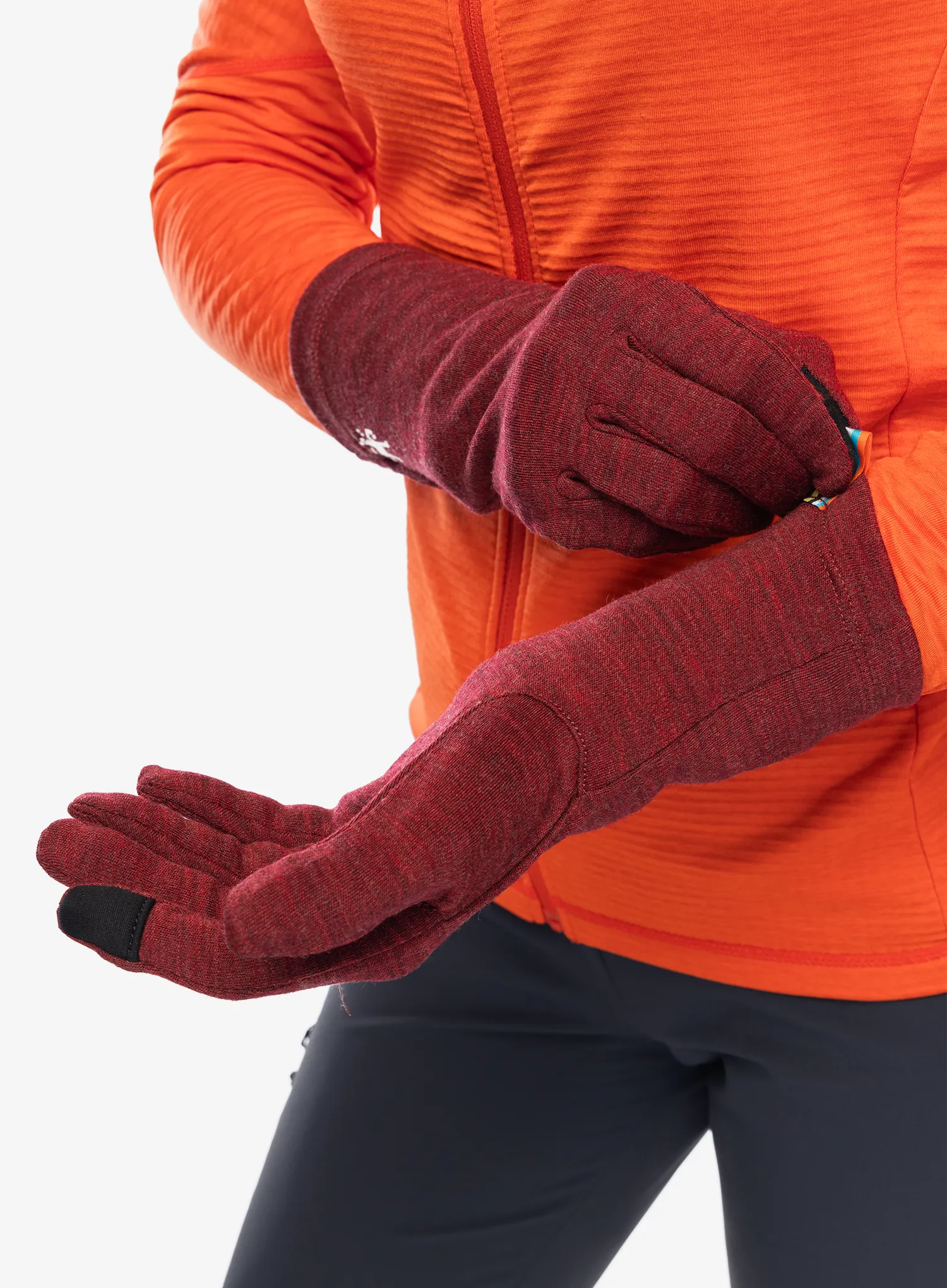 Рукавички вовняні Smartwool Thermal Merino Glove - currant heather