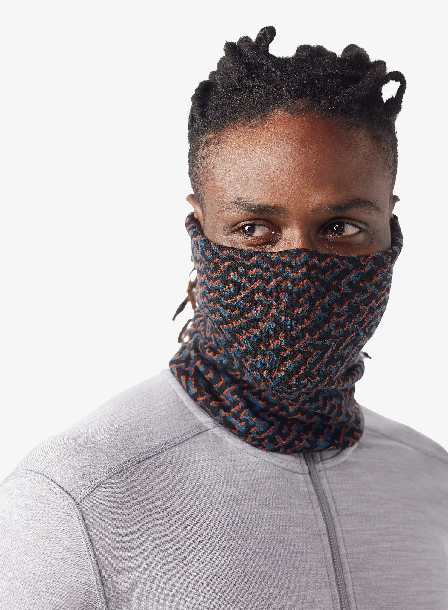 Пов'язка Smartwool Thermal Merino Reversible Neck Gaiter - black retro line