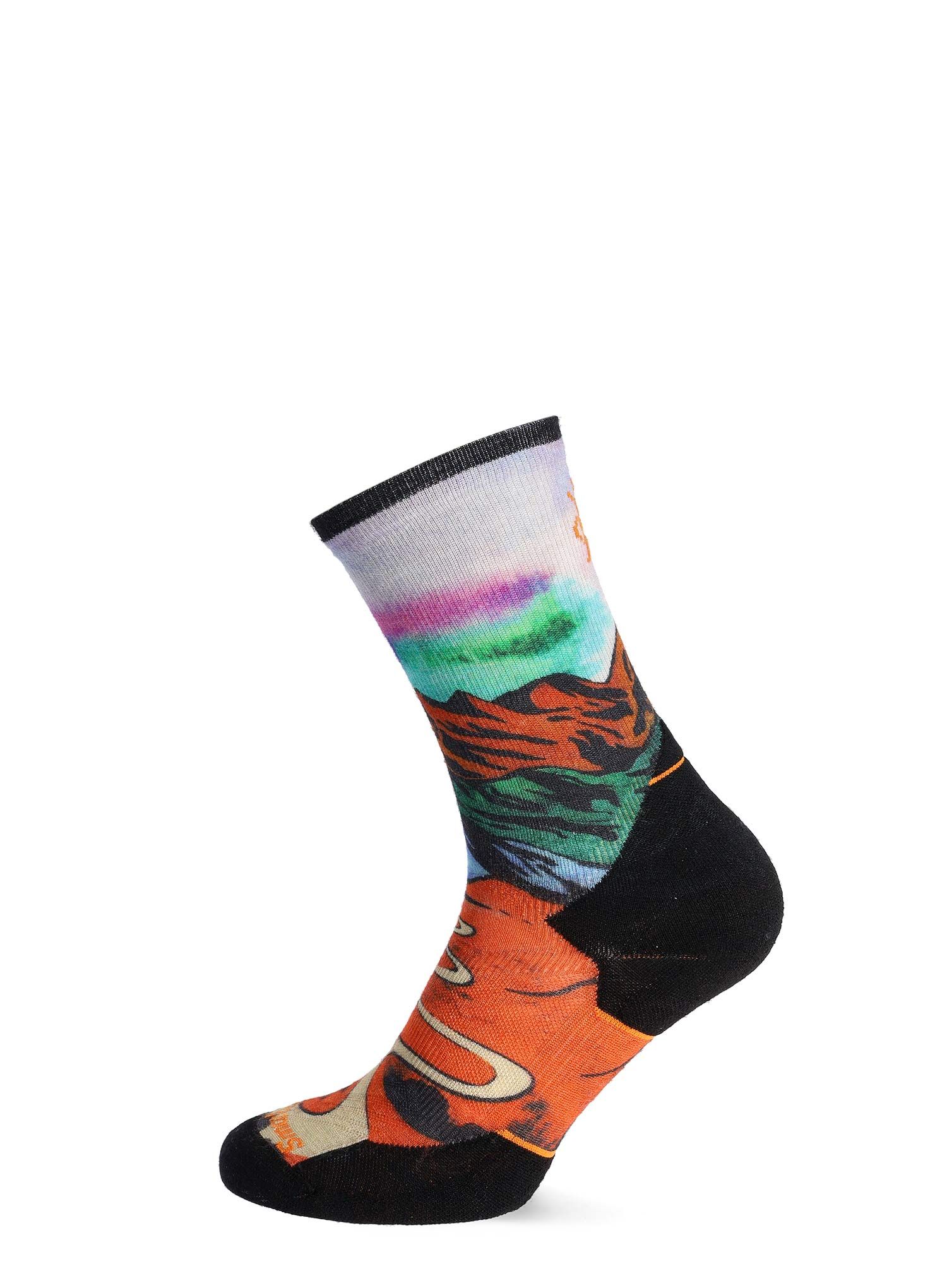 Шкарпетки з мериноса Smartwool Trail Run Targeted Cushion Singletrack Crew Socks - orange rust