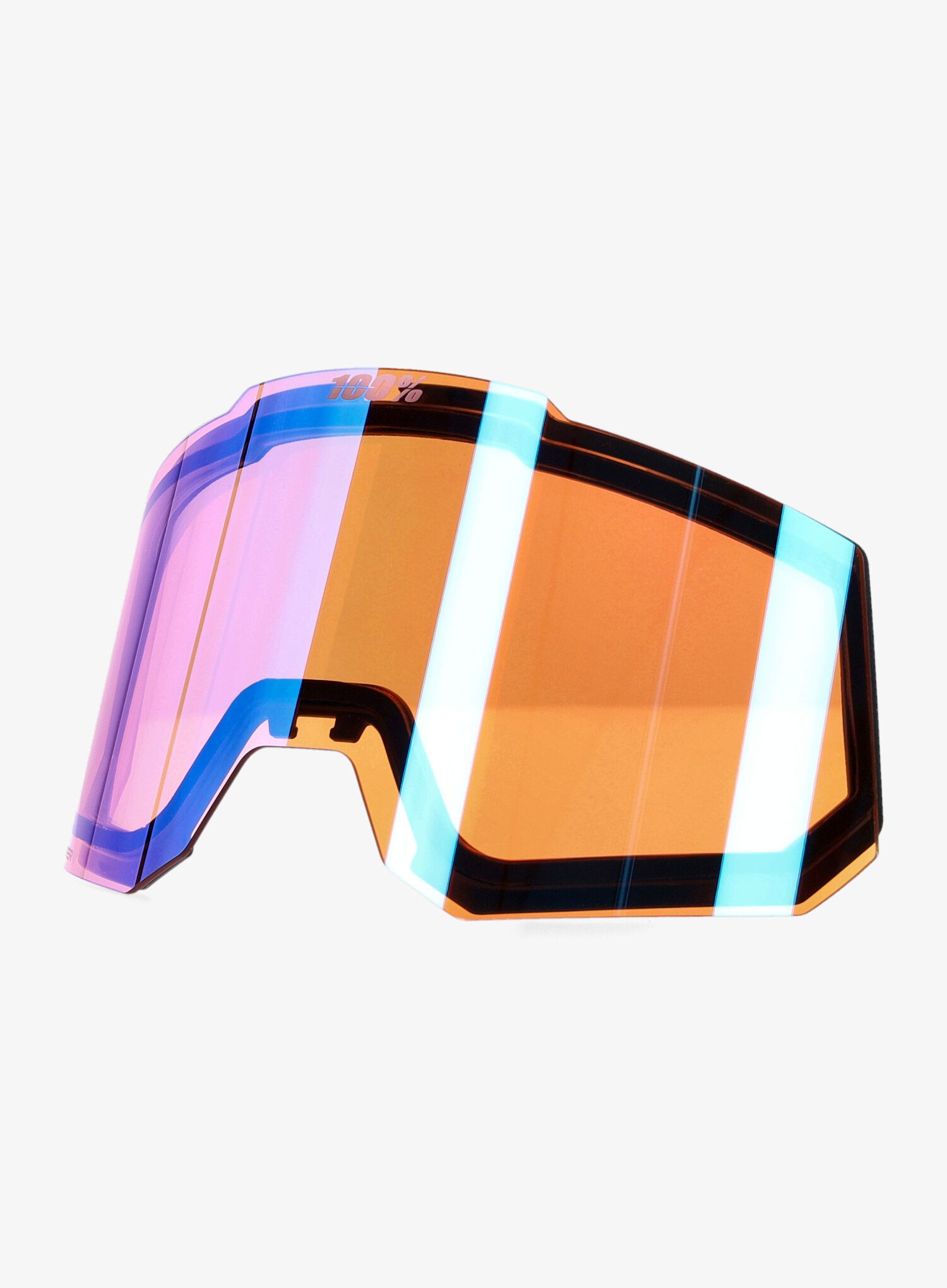 Окуляри лижні 100% Snowcraft Hiper - stonehammer/mirror lavender