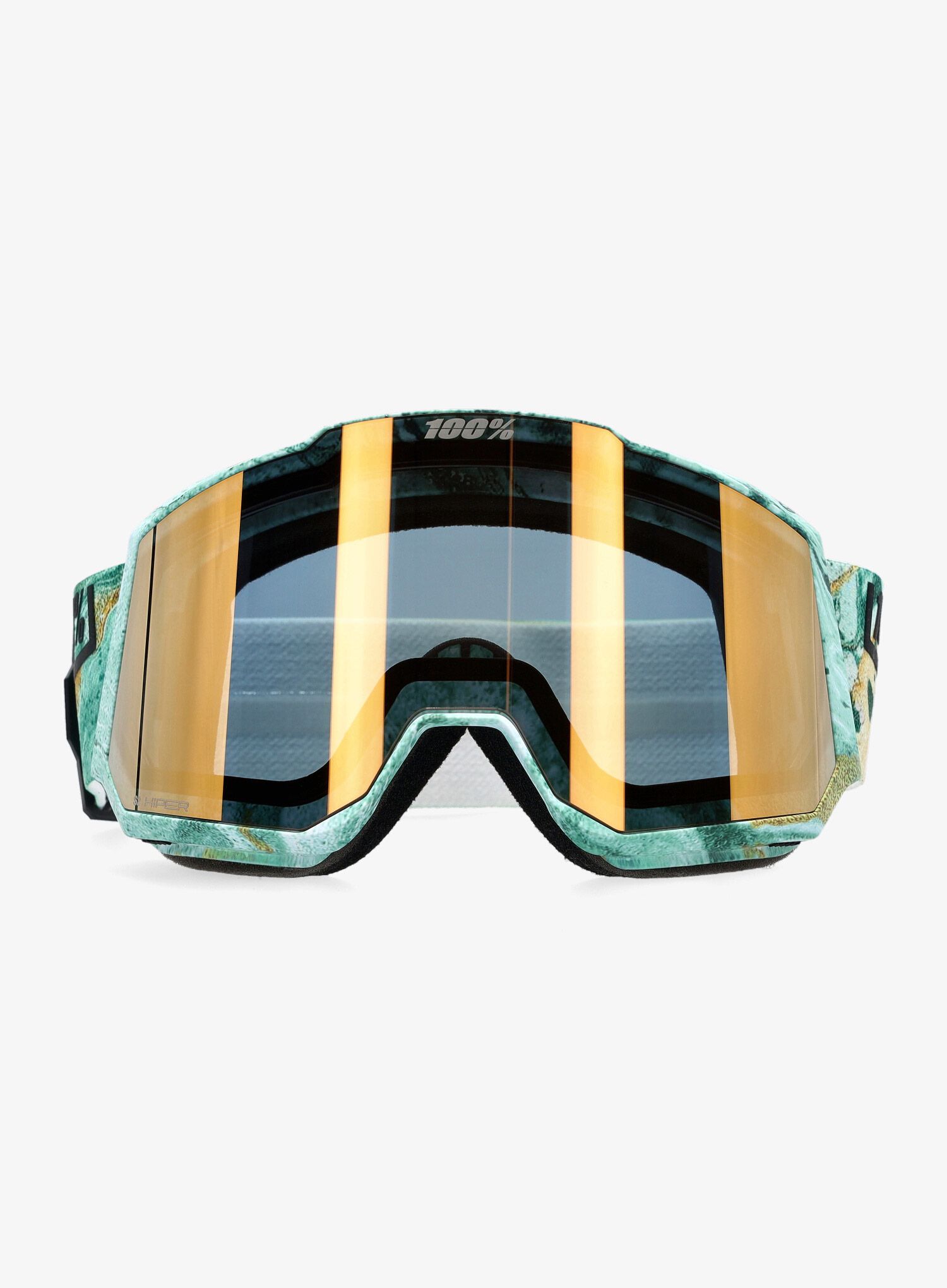 Окуляри лижні 100% Snowcraft XL Hiper - fossil express/mirror copper