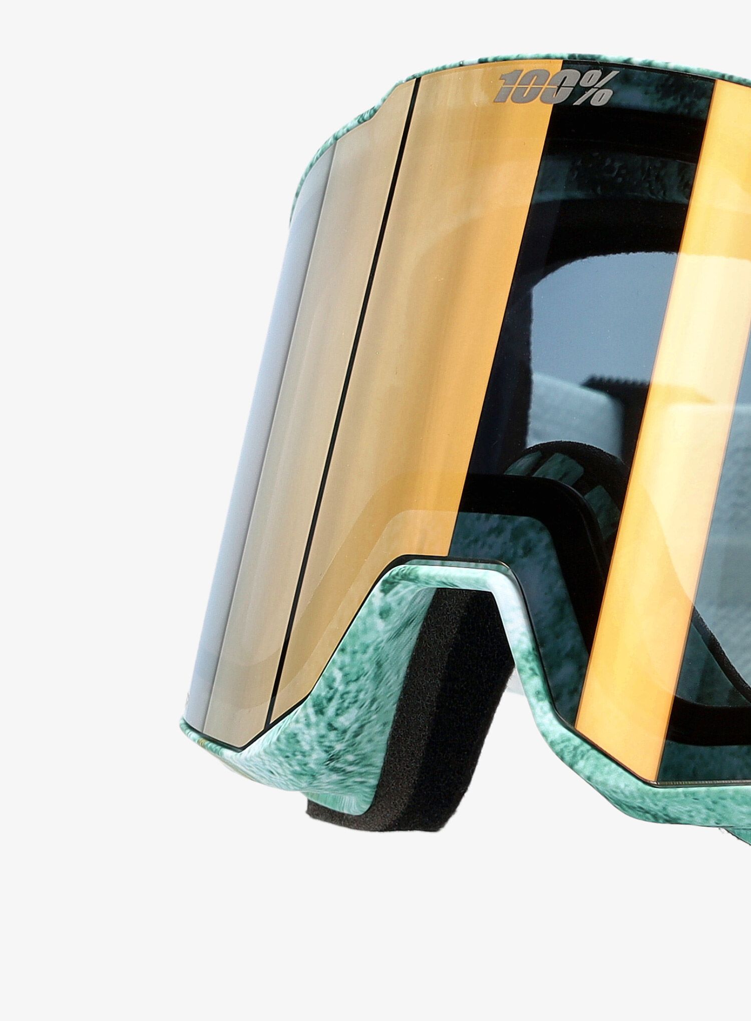 Окуляри лижні 100% Snowcraft XL Hiper - fossil express/mirror copper