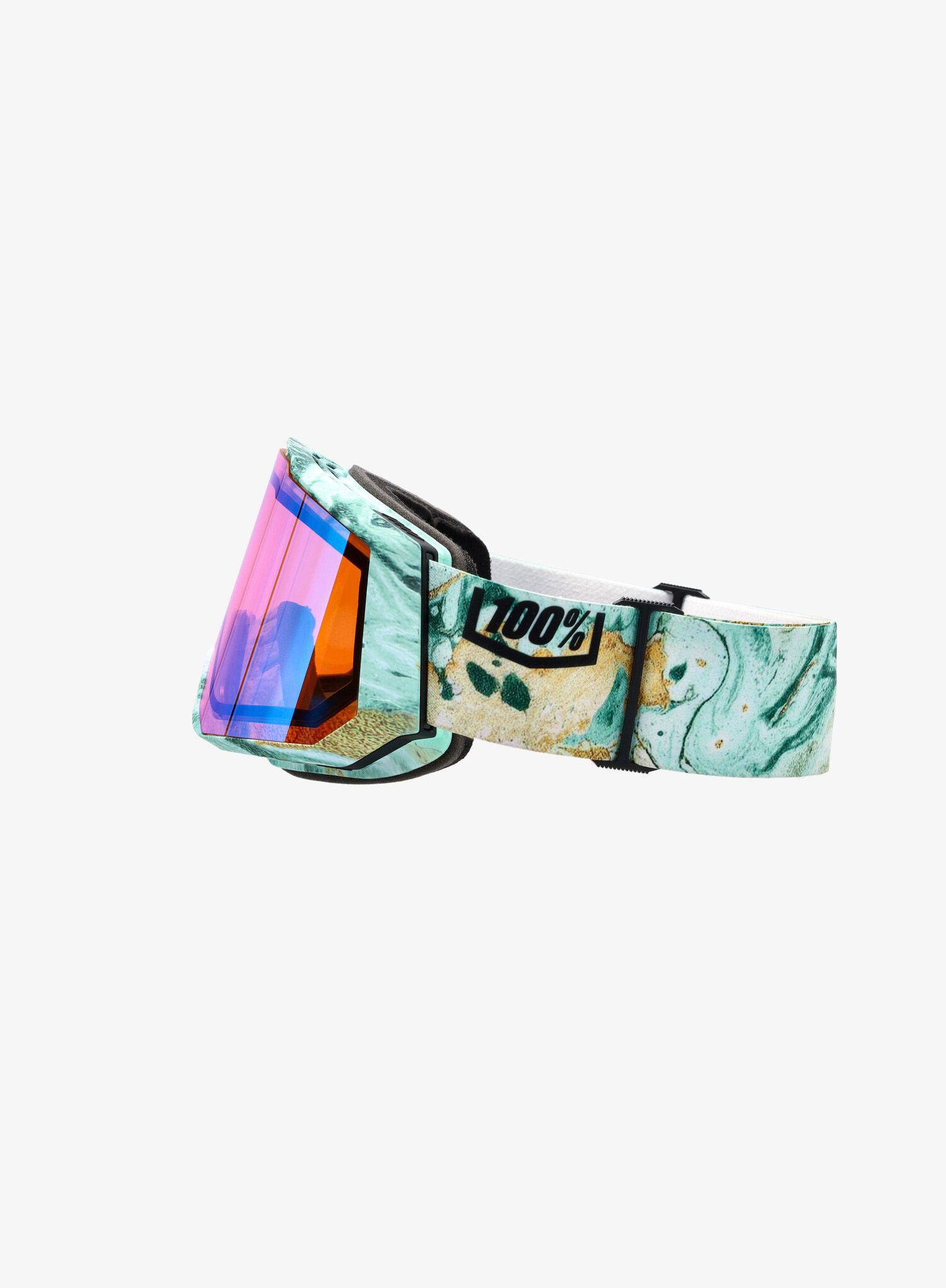 Окуляри лижні 100% Snowcraft XL Hiper - fossil express/mirror copper