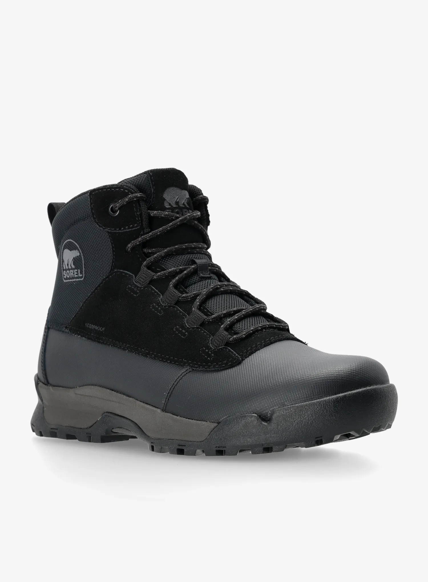 Черевики зимові Sorel Buxton Lite Lace Plus WP - black/black