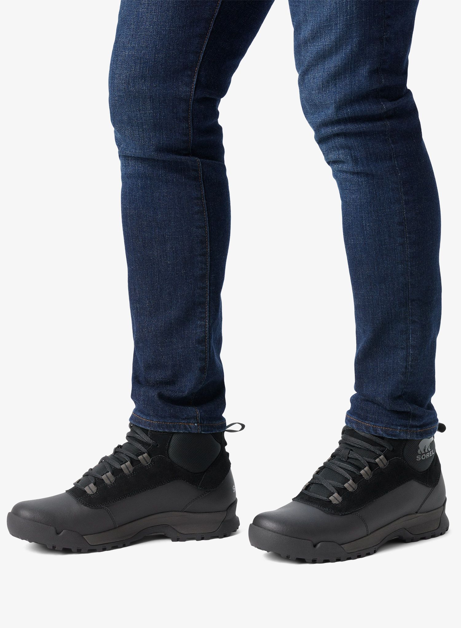 Черевики зимові Sorel Buxton Lite Lace WP - black/black