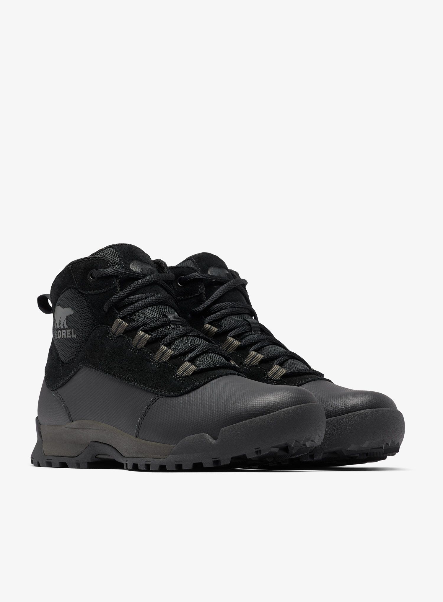 Черевики зимові Sorel Buxton Lite Lace WP - black/black
