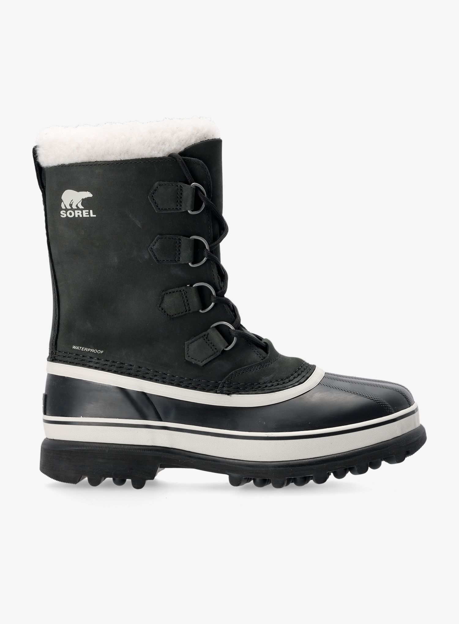 Черевики зимові жіночі Sorel Caribou - black/stone