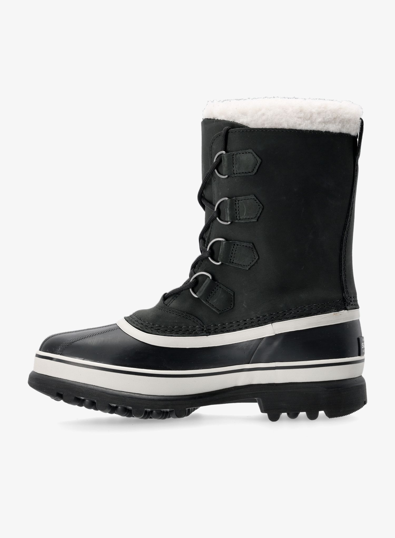 Черевики зимові жіночі Sorel Caribou - black/stone