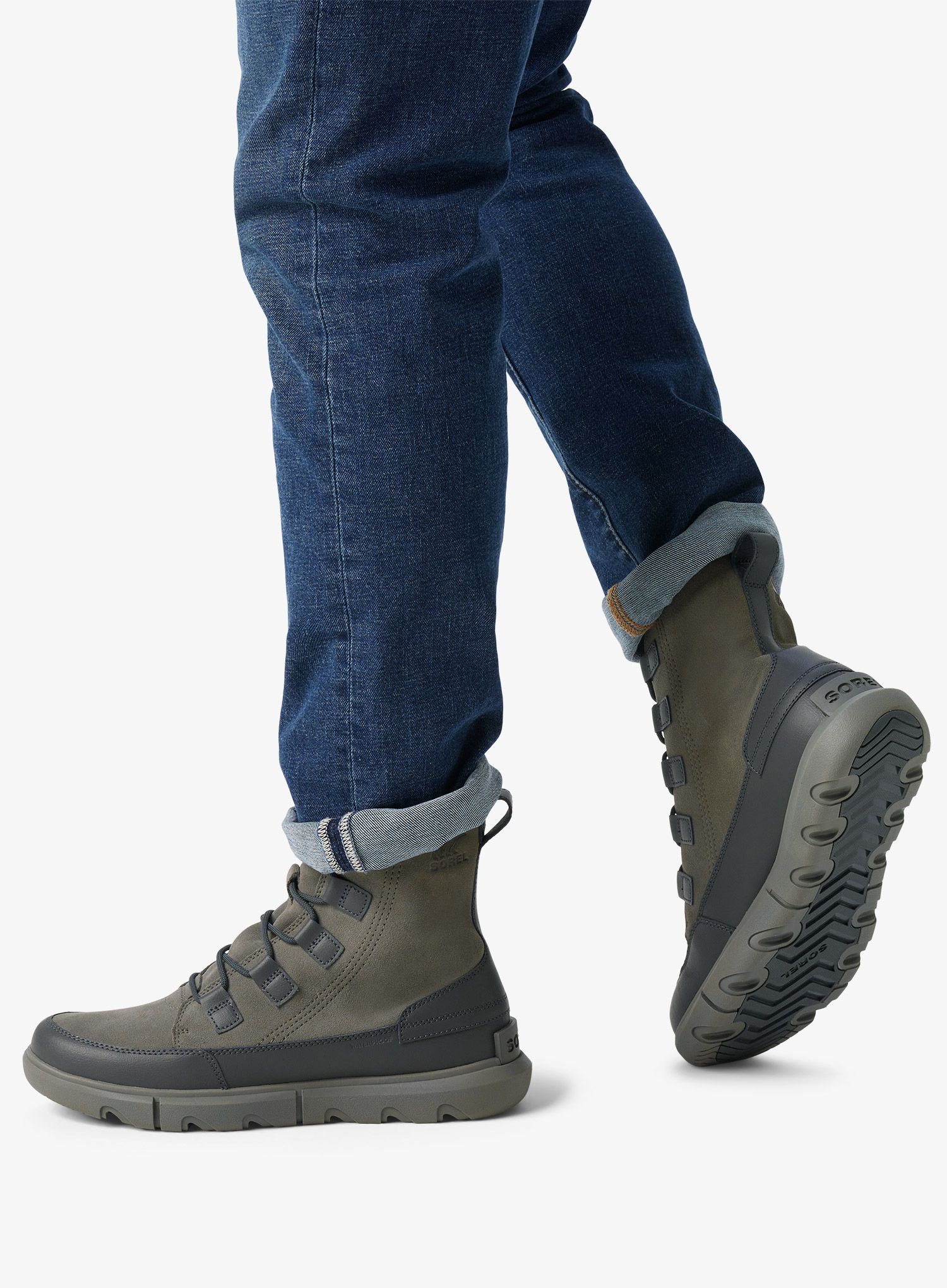 Черевики зимові чоловічі Sorel Explorer Next Boot WP - quarry/grill