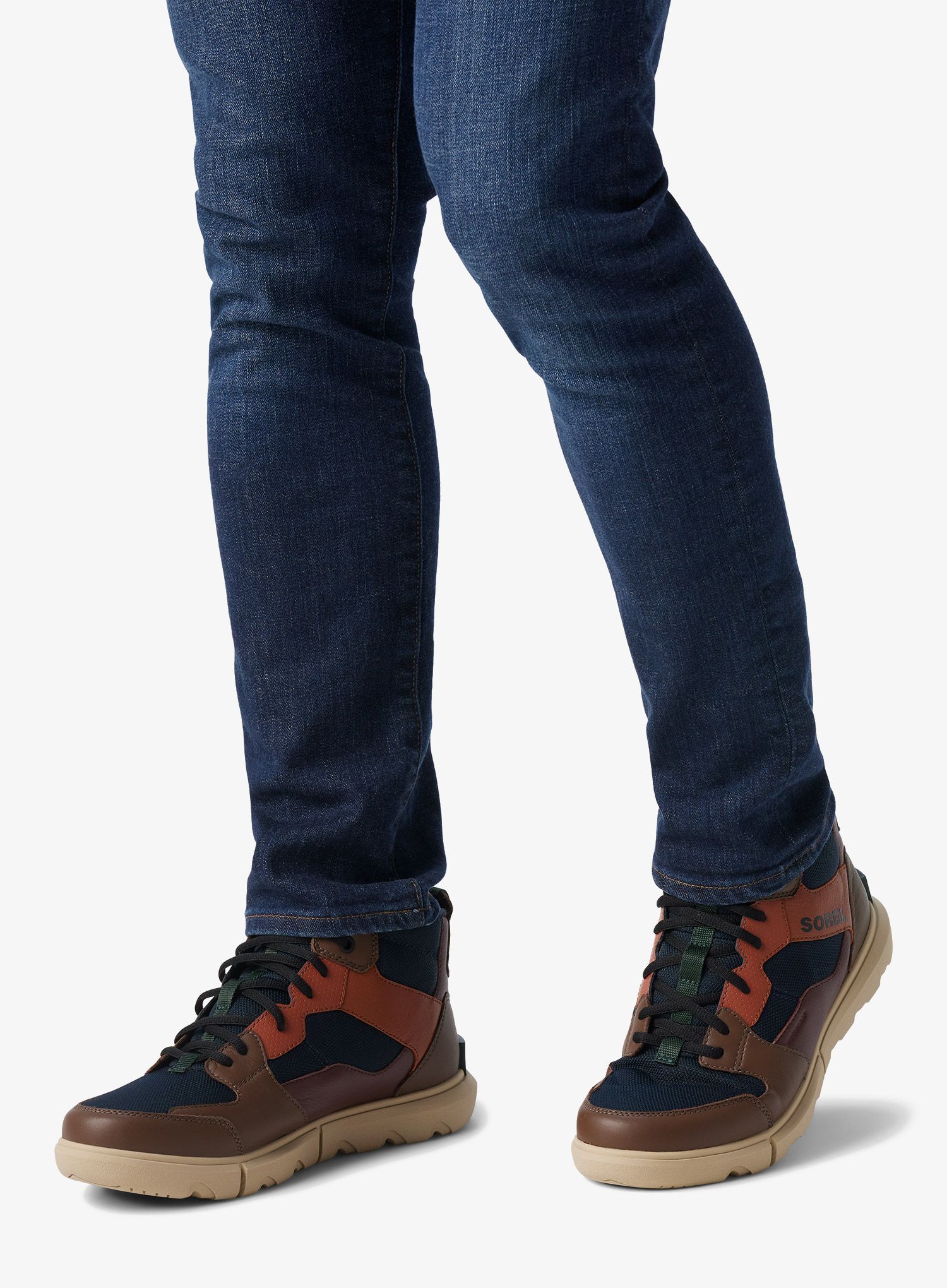 Черевики Sorel Explorer Next Sneaker Mid WP - abyss/oatmeal