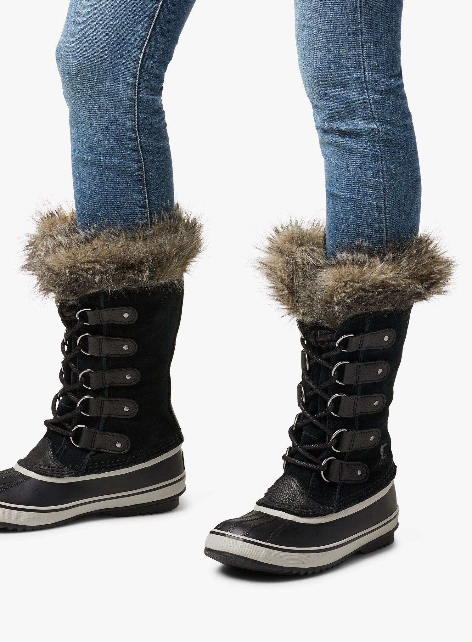 Черевики зимові жіночі Sorel Joan of Arctic - black/quarry