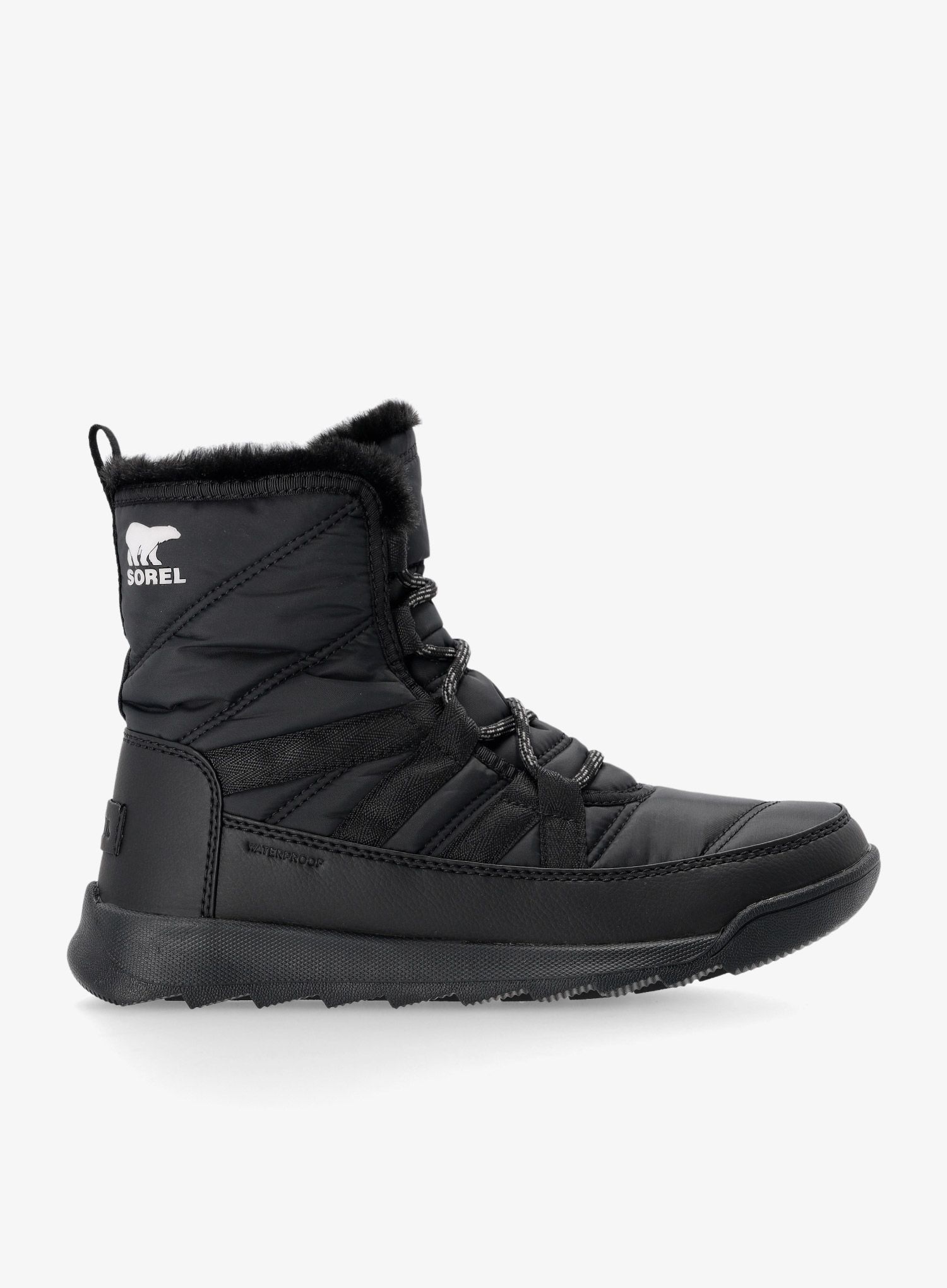 Черевики зимові жіночі Sorel Whitney II Plus Lace WP - black/quarry